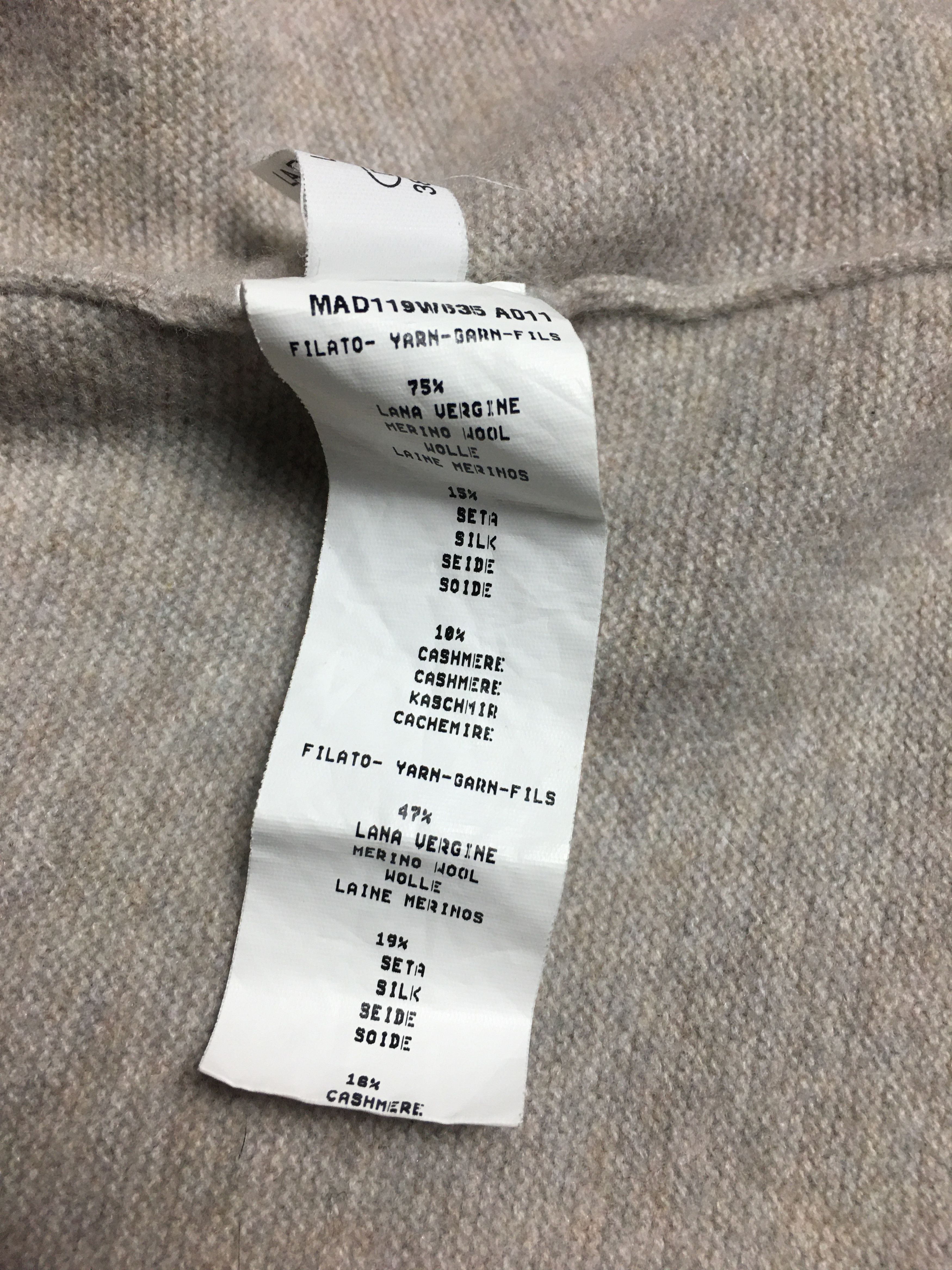 Fabiana Filippi Fabiana Filippi Wool Silk Cashmere Zip Cardigan Size M Size M / US 6-8 / IT 42-44 - 12 Thumbnail