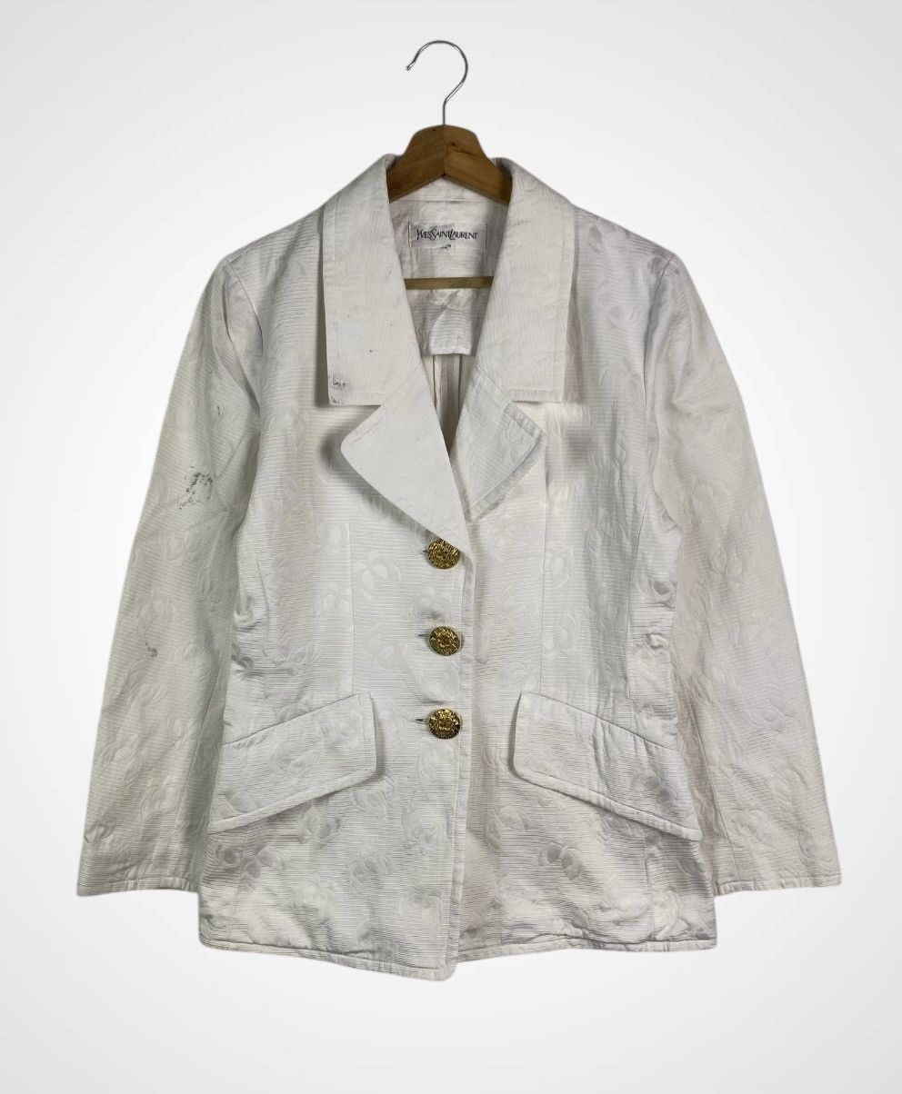 Yves Saint Laurent Rare Vintage Yves Saint Laurent Buttons Jacket Size M / US 6-8 / IT 42-44 - 1 Thumbnail