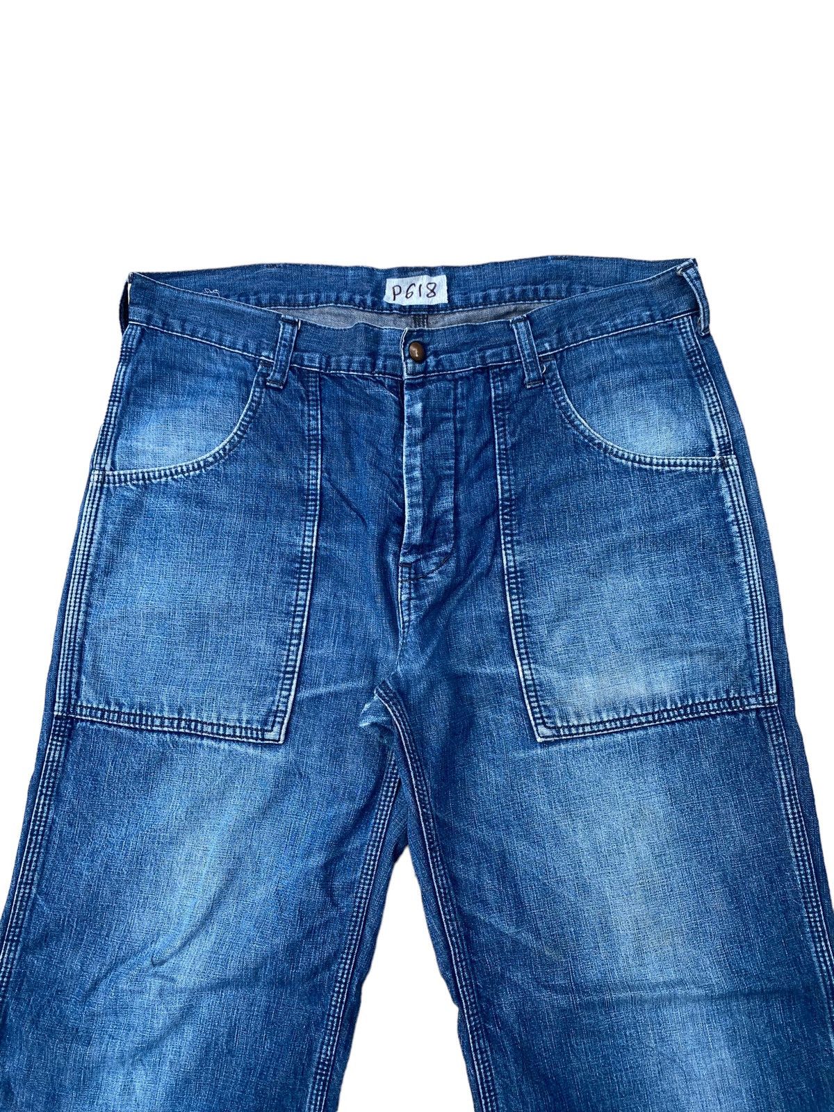 URBAN RESEARCH DOORS Urban Research Clinch Back Carpenter Pant Size US 35 - 3 Thumbnail