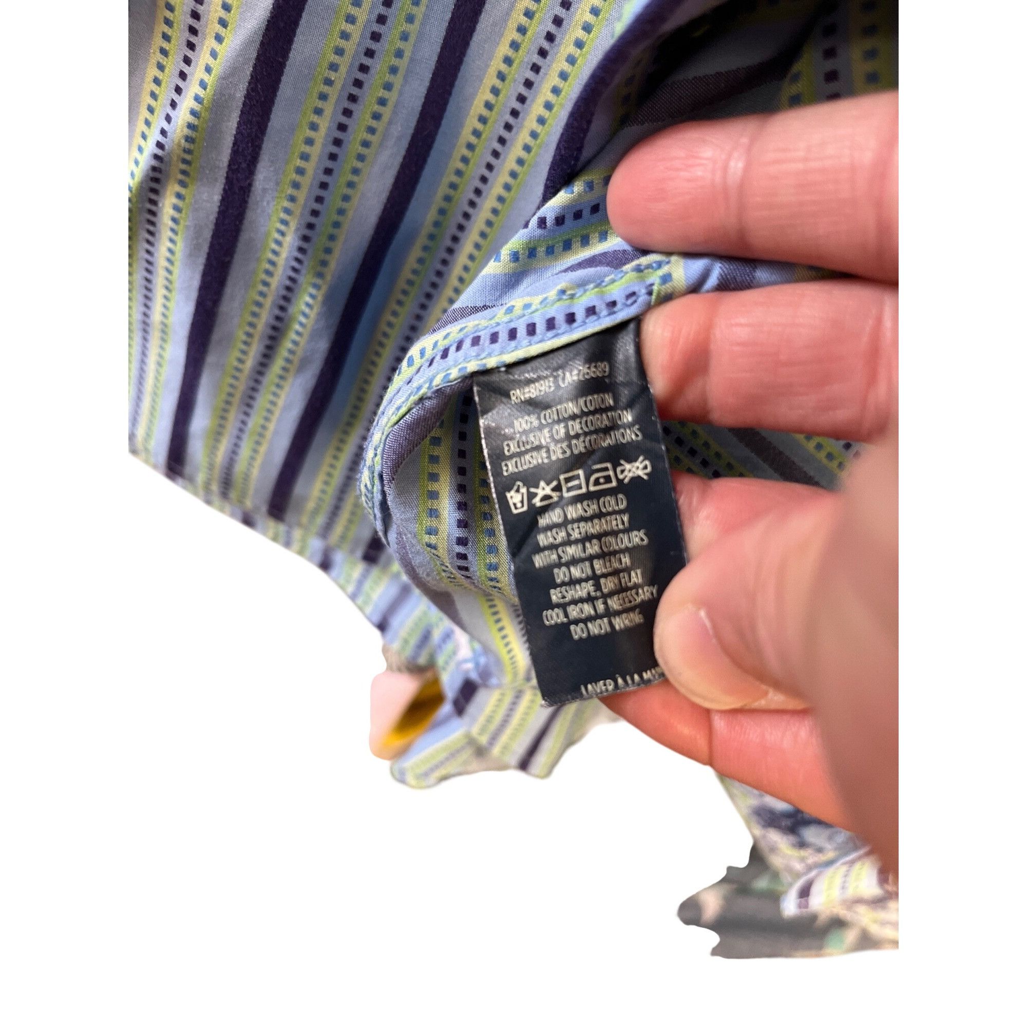 Robert Graham Robert Graham Mens multi color 3XL blue Long Sleeve button d Size US XXL / EU 58 / 5 - 4 Thumbnail