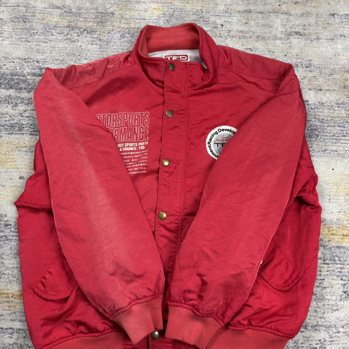 Vintage Vintage 90s Trd Toyota racing development bomber jacket Size US M / EU 48-50 / 2 - 11 Thumbnail