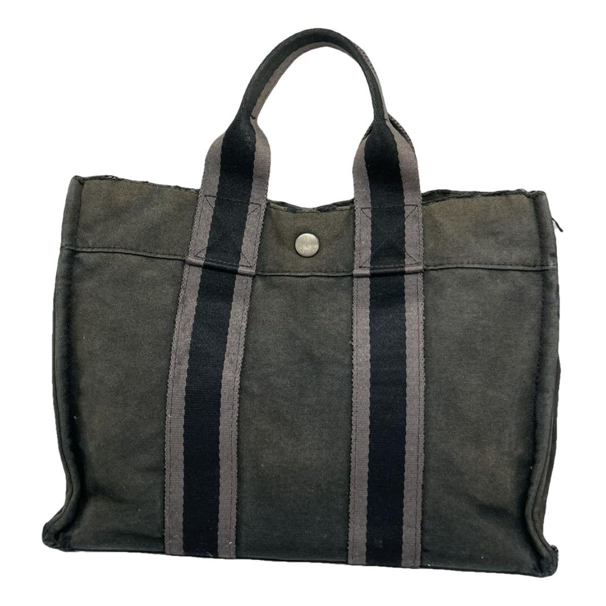 Other Hermès Black Cotton Handbag Size ONE SIZE - 1 Thumbnail