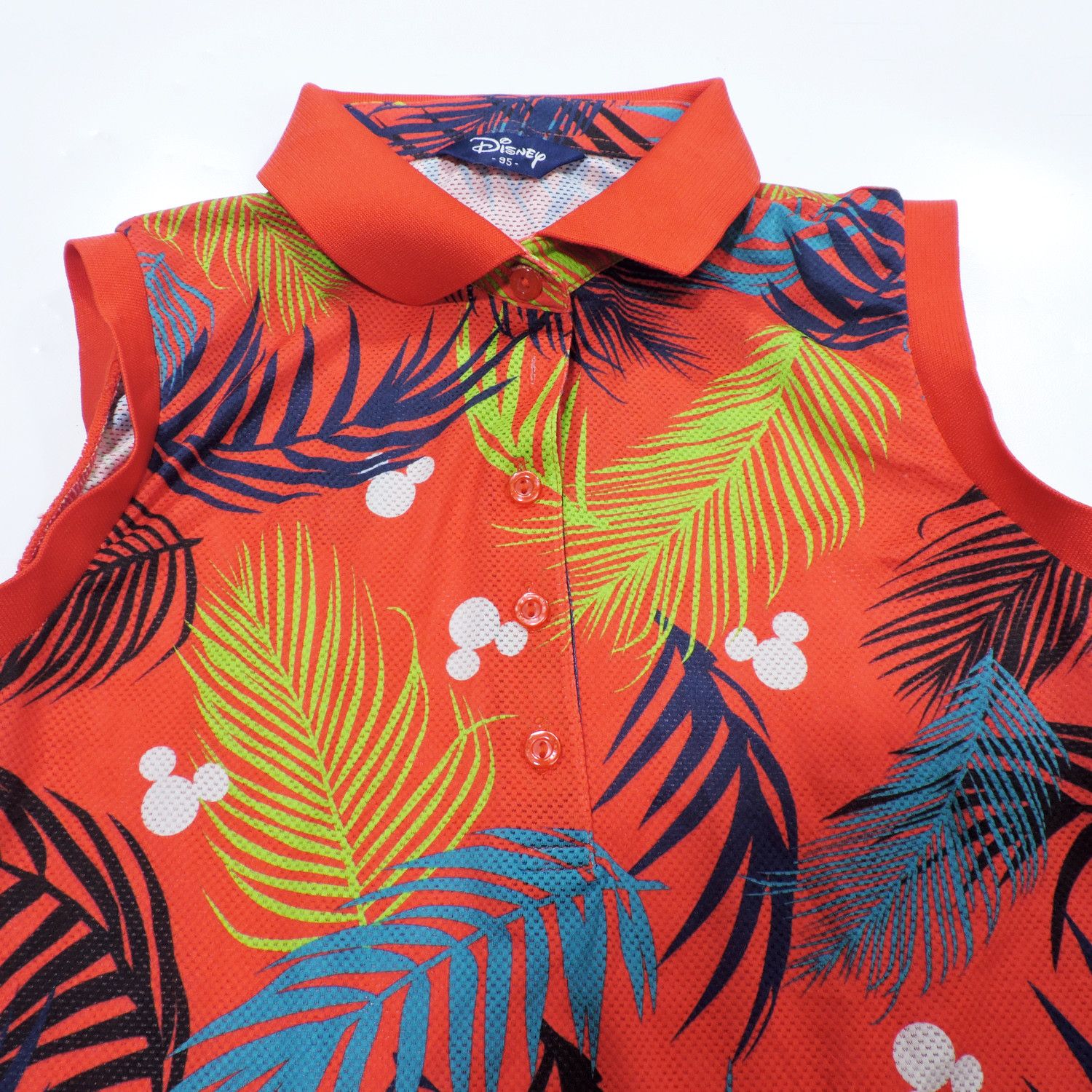 Disney DISNEY MICKEY MOUSE LEAF SLEEVELESS POLO SHIRT Size M / US 6-8 / IT 42-44 - 8 Thumbnail
