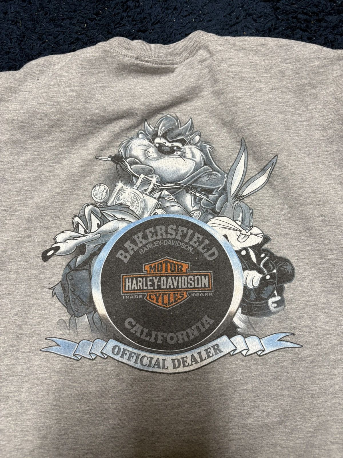 Harley Davidson 2000’ Vintage Warners Bros Harley Davidson tee Size US L / EU 52-54 / 3 - 3 Thumbnail