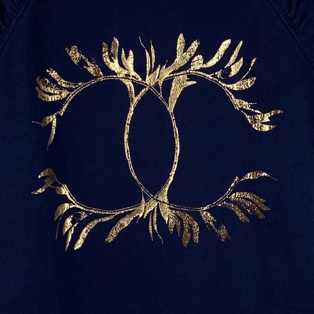 Chanel Chanel Dark Blue Laurel Leaf Short Sleeve T-shirt K26WX Size S / US 4 / IT 40 - 4 Thumbnail