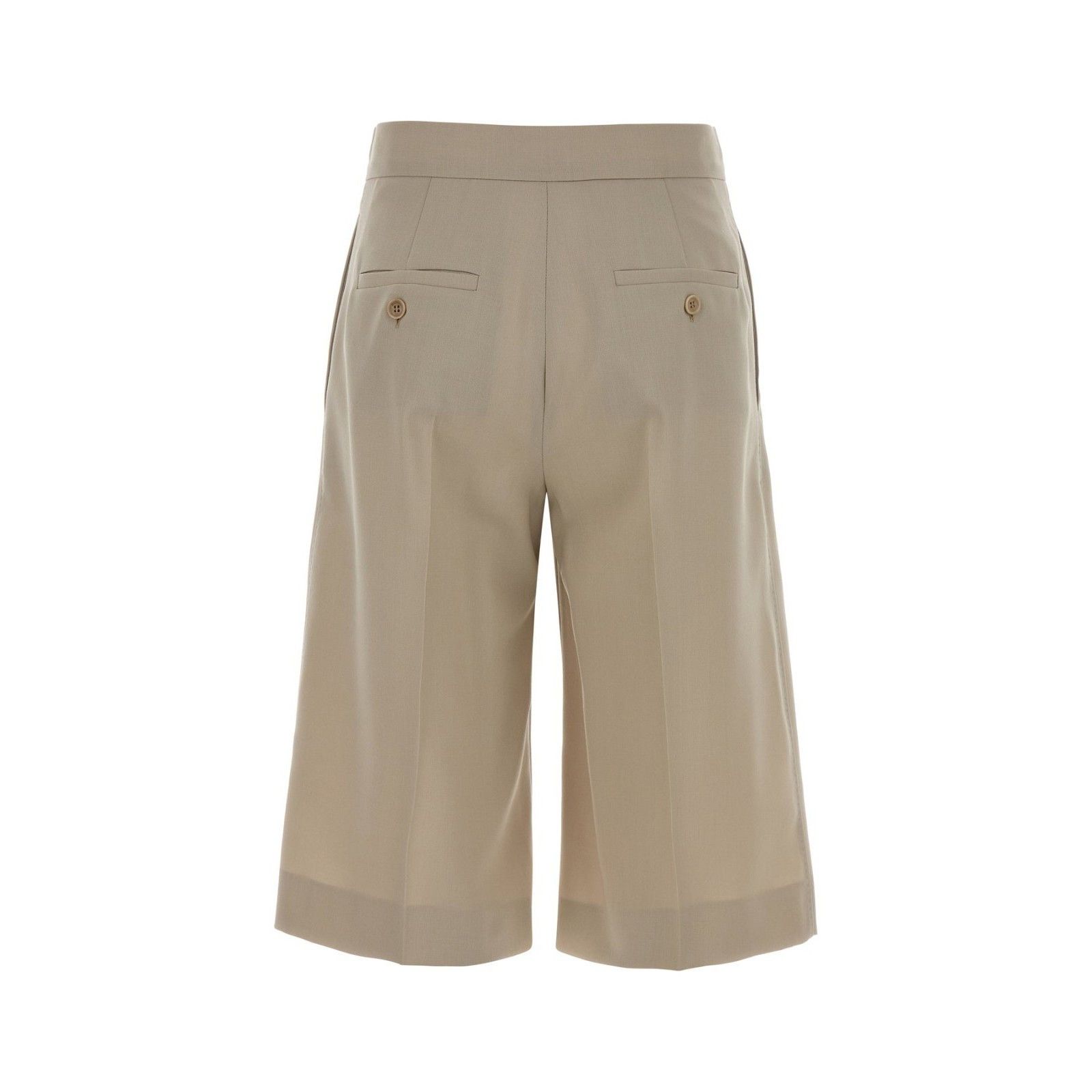 Max Mara MAX MARA Sand Wool Blend Mile Bermuda Shorts New & Authentic Size 28" / US 6 / IT 42 - 2 Thumbnail