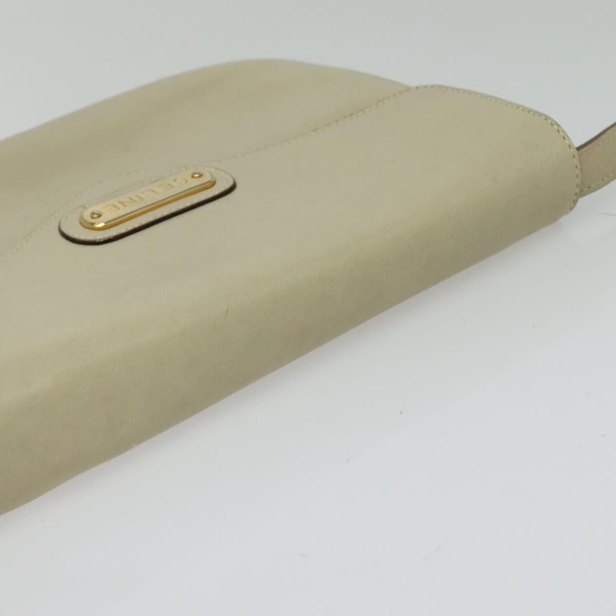 Celine CELINE Shoulder Bag Leather Ivory Gold Size ONE SIZE - 6 Thumbnail