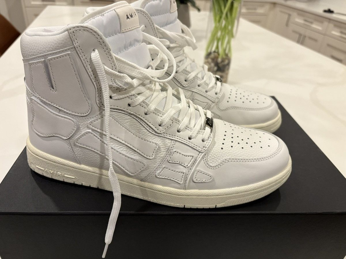 Amiri Amiri Skeleton High tops White Size US 10.5 / EU 43-44 - 1 Thumbnail
