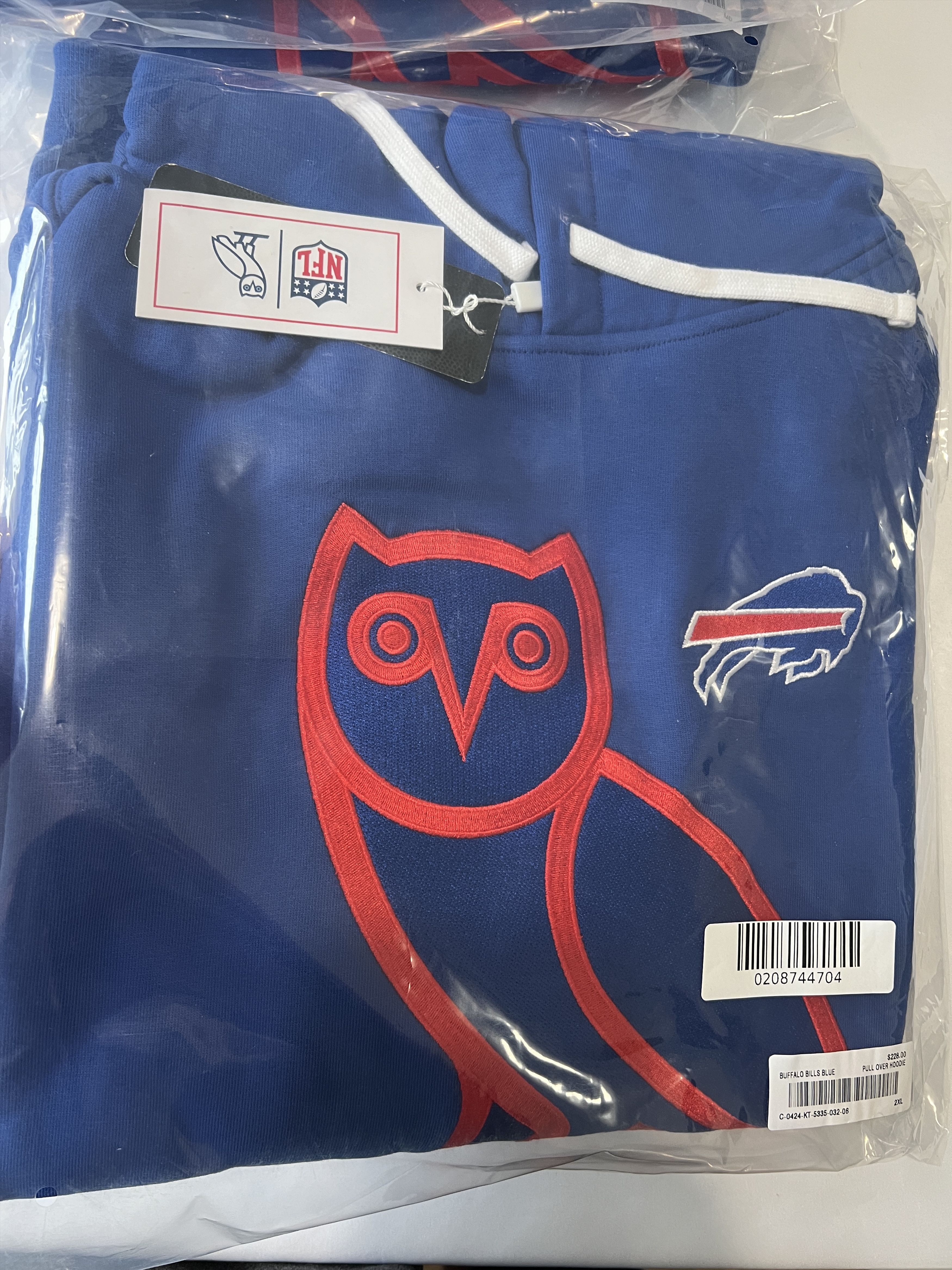 Drake OVO x NFL BUFFALO BILLS OG HOODIE Size US XXL / EU 58 / 5 - 1 Thumbnail