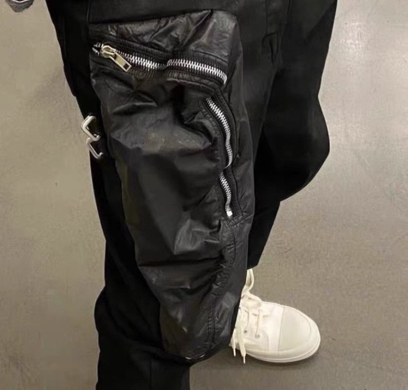 Rick Owens Rick Owens Waxed Big Pocket Jeans K34 Size US 34 / EU 50 - 4 Thumbnail
