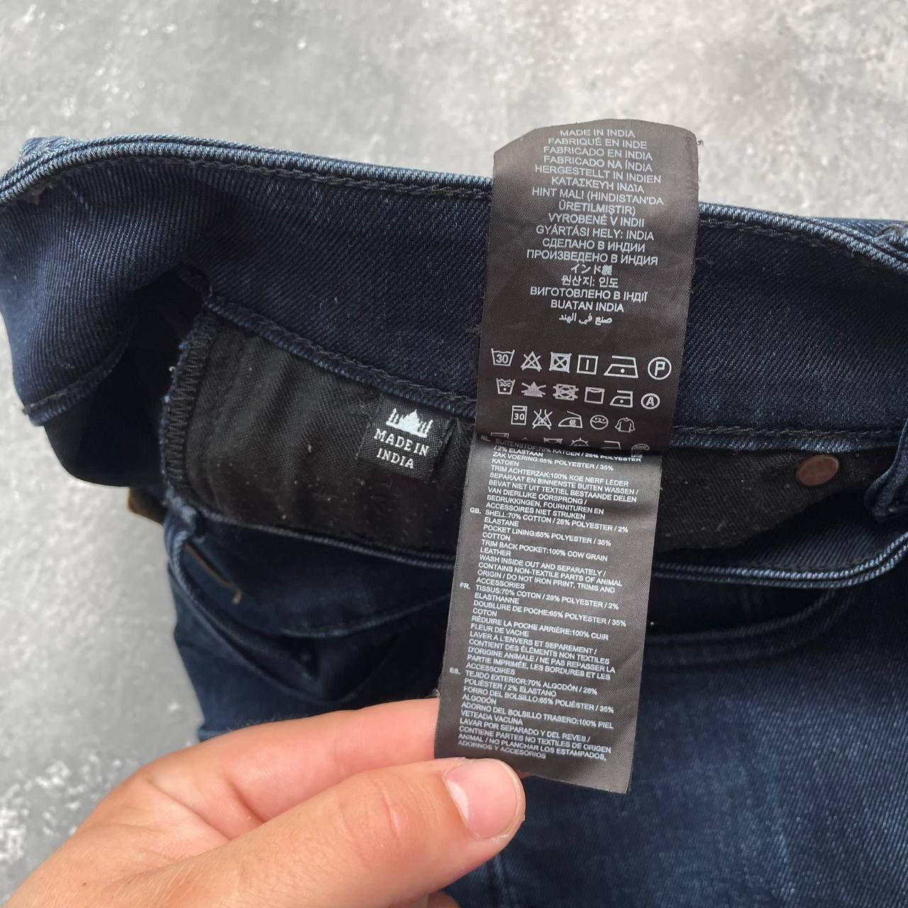 G-Star G-Star Raw Revend Super Slim Stretch Jeans Blue Dark Aged Size US 32 / EU 48 - 10 Thumbnail