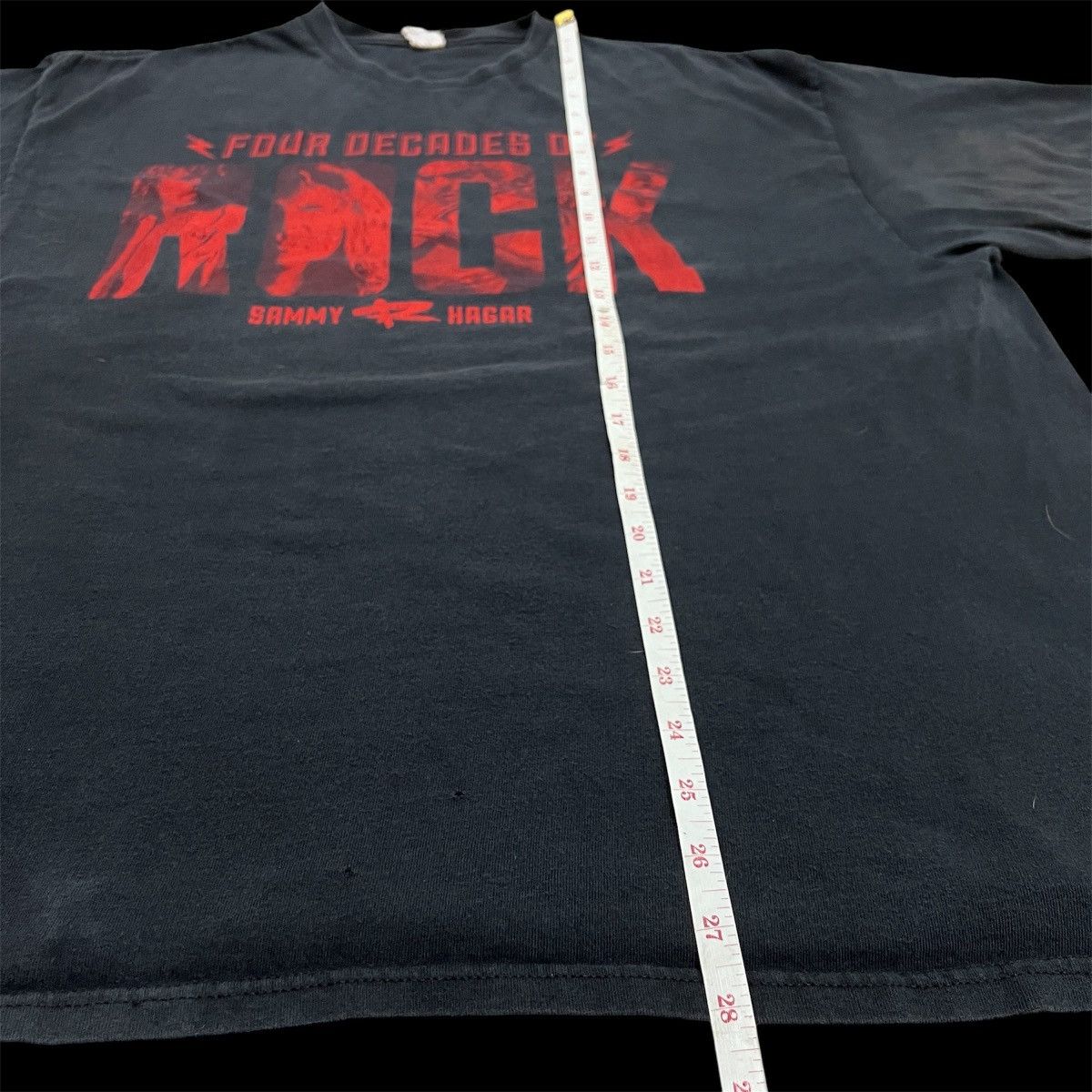 Band Tees × Vintage Vintage Y2K Sammy Hagar 4 Decades Promo Tee 2XL Faded Size US XXL / EU 58 / 5 - 10 Thumbnail