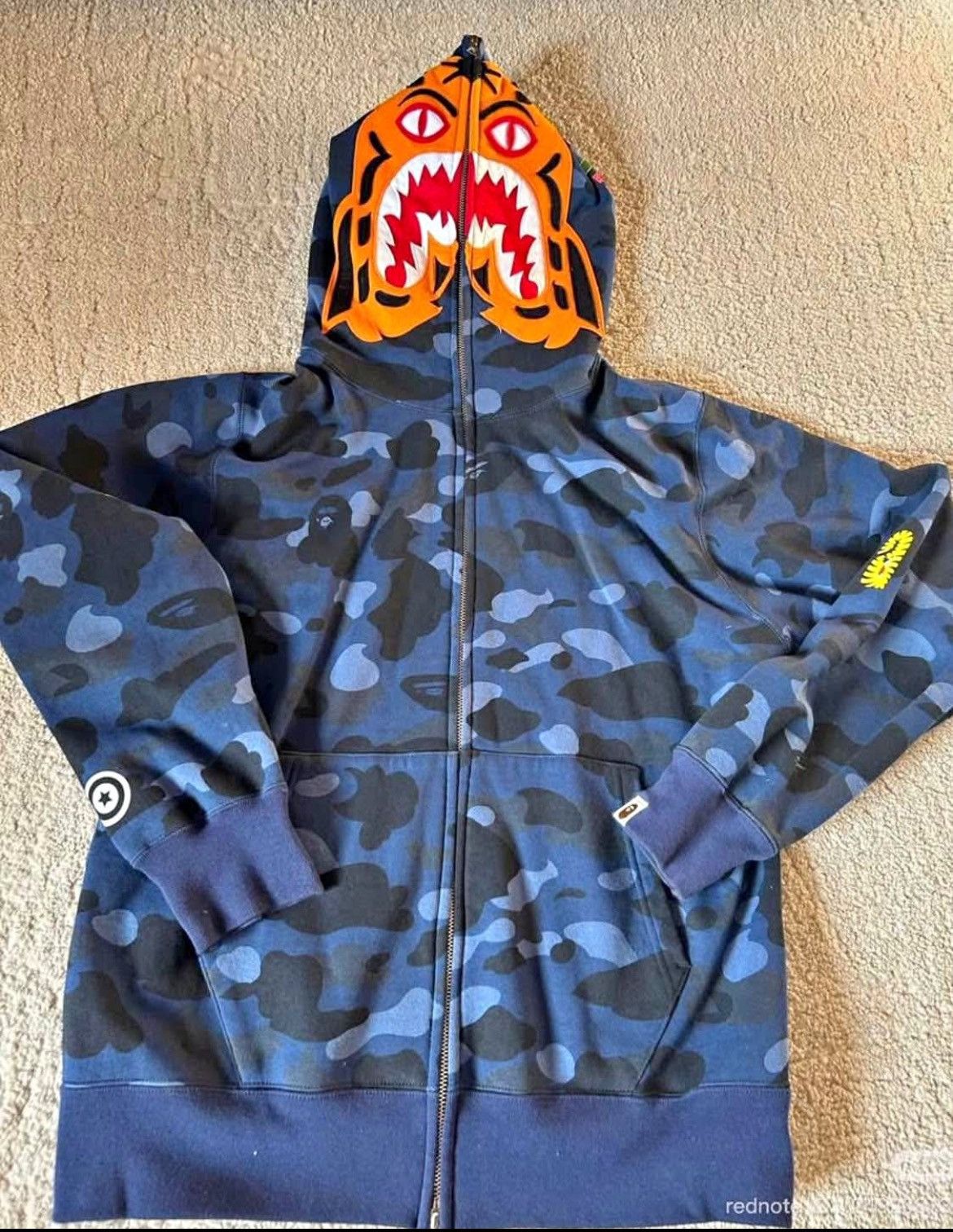 Bape Bape Tiger Blue Size US L / EU 52-54 / 3 - 1 Thumbnail
