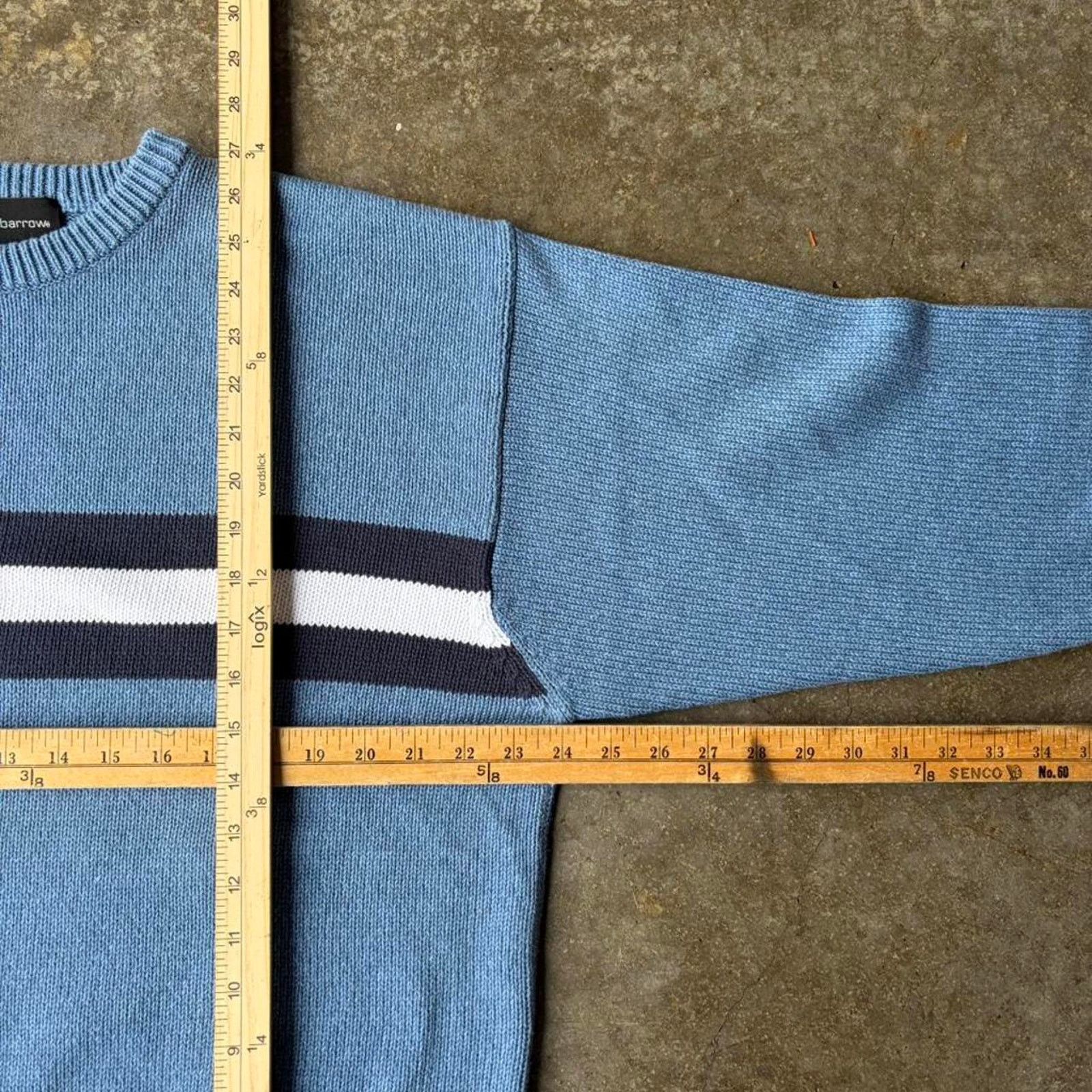 Croft & Barrow 2000s striped knit sweater Size US L / EU 52-54 / 3 - 4 Thumbnail