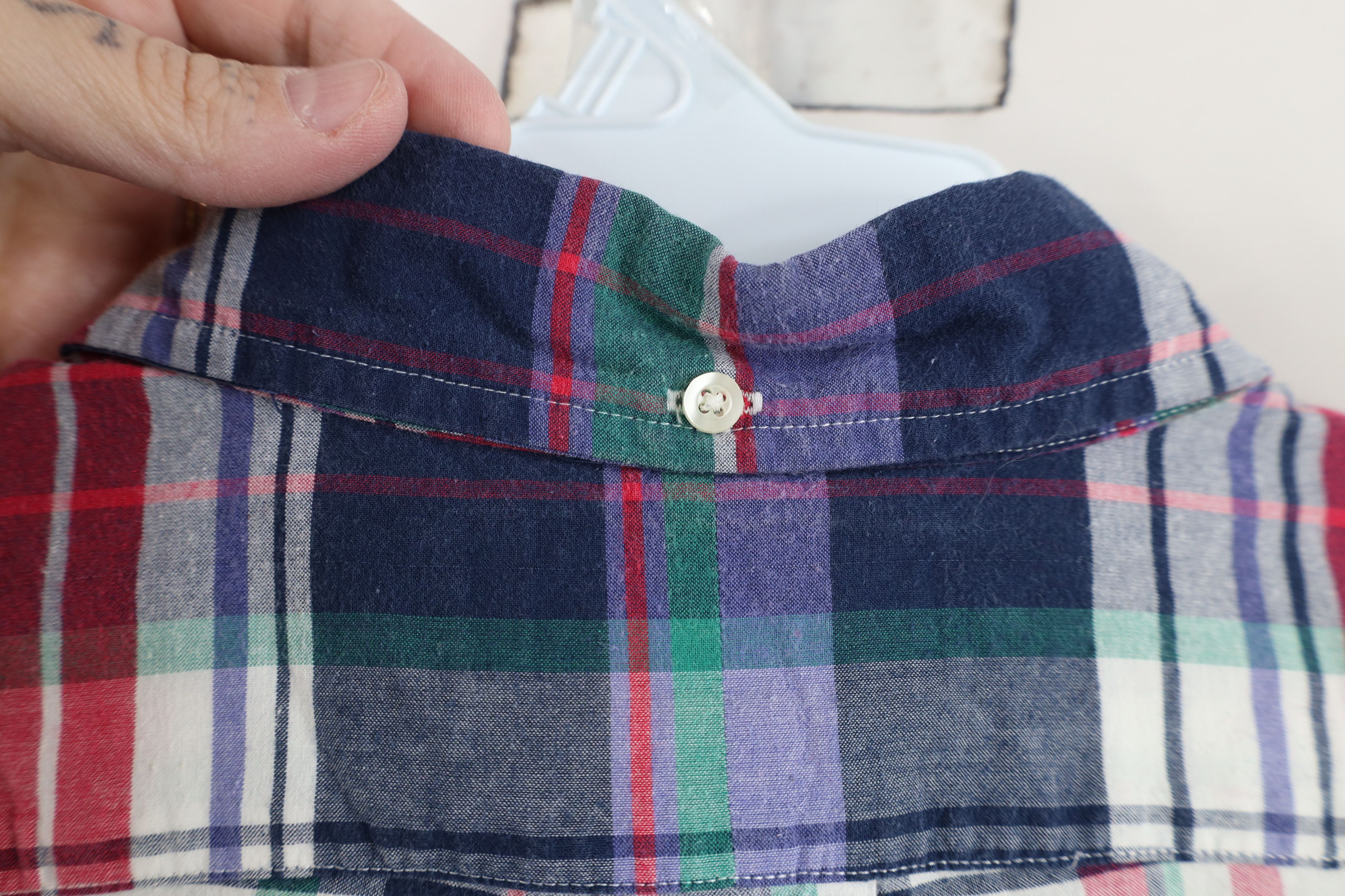 Ralph Lauren Vintage 90s Ralph Lauren Madras Plaid Button Down Shirt Size US XL / EU 56 / 4 - 9 Thumbnail