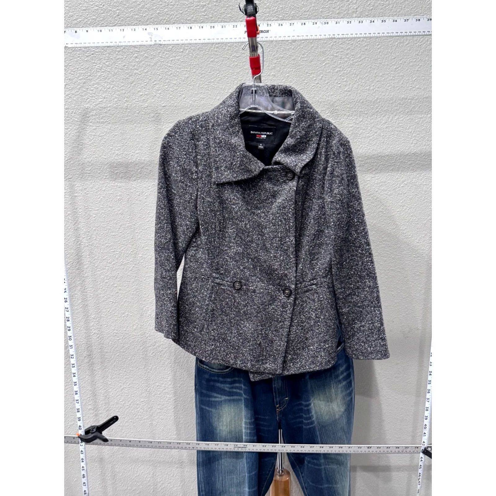 Banana Republic WOMENS Banana Republic Mad Men Collection Jacket Sz 6 Petite Shirt Womens Banana Republic Mad Men Jacket Sz 6 Petite Multicolor Size M / US 6-8 / IT 42-44 - 2 Thumbnail