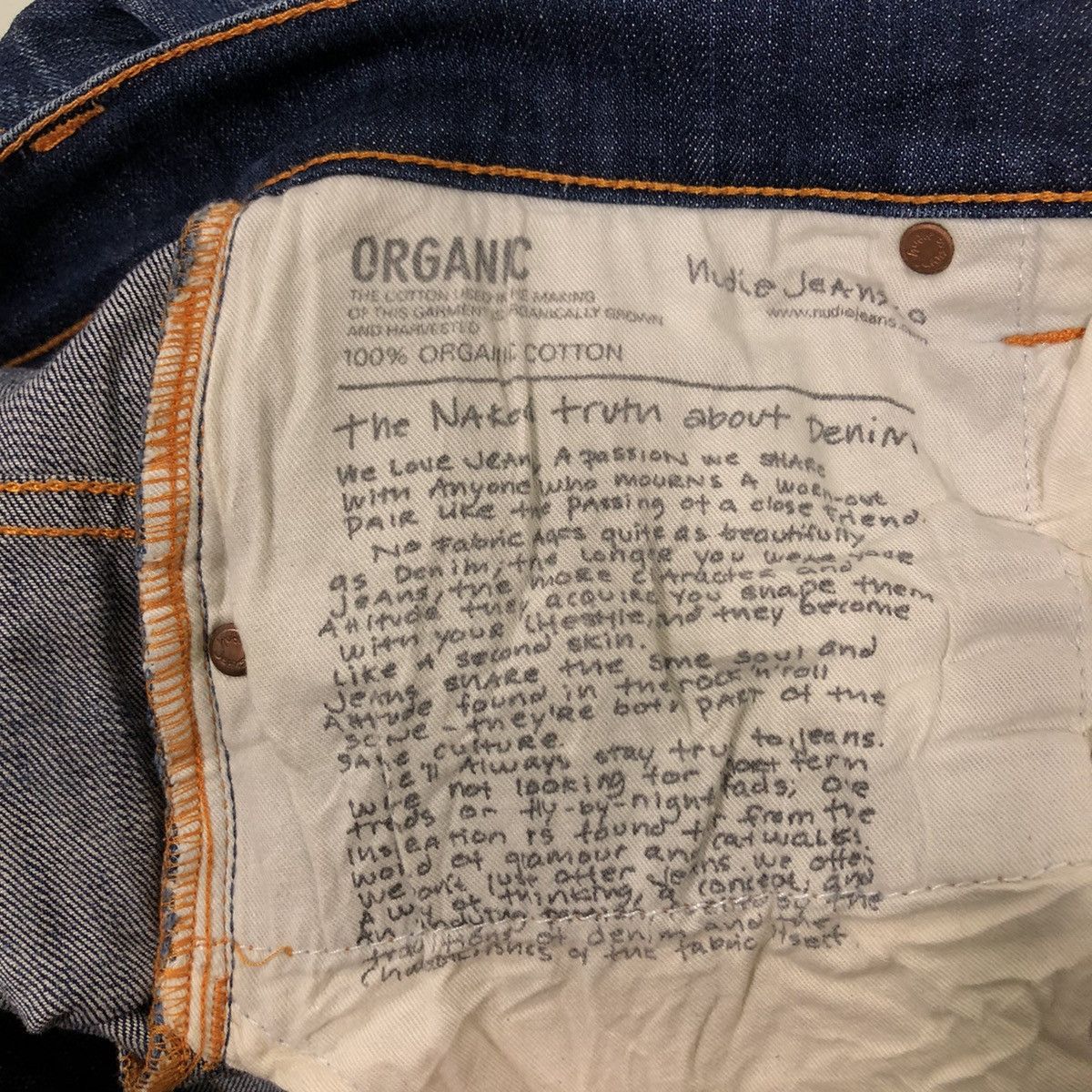 Japanese Brand 🔥Rare Skinny Cut Distressed Denim Jeans Nudie Japan Punk Size US 28 / EU 44 - 18 Thumbnail