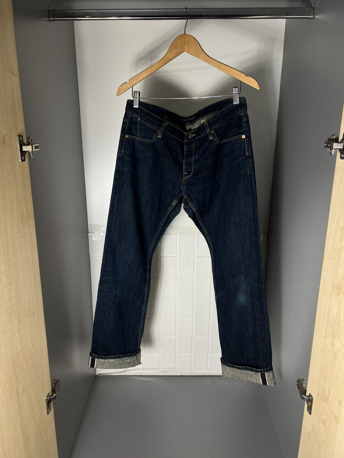 Polo Ralph Lauren VINTAGE POLO RALPH LAUREN DENIM SELVEDGE JAPAN JEANS RETRO CASUAL DESIGNER Y2K 90s Size US 31 - 7 Thumbnail