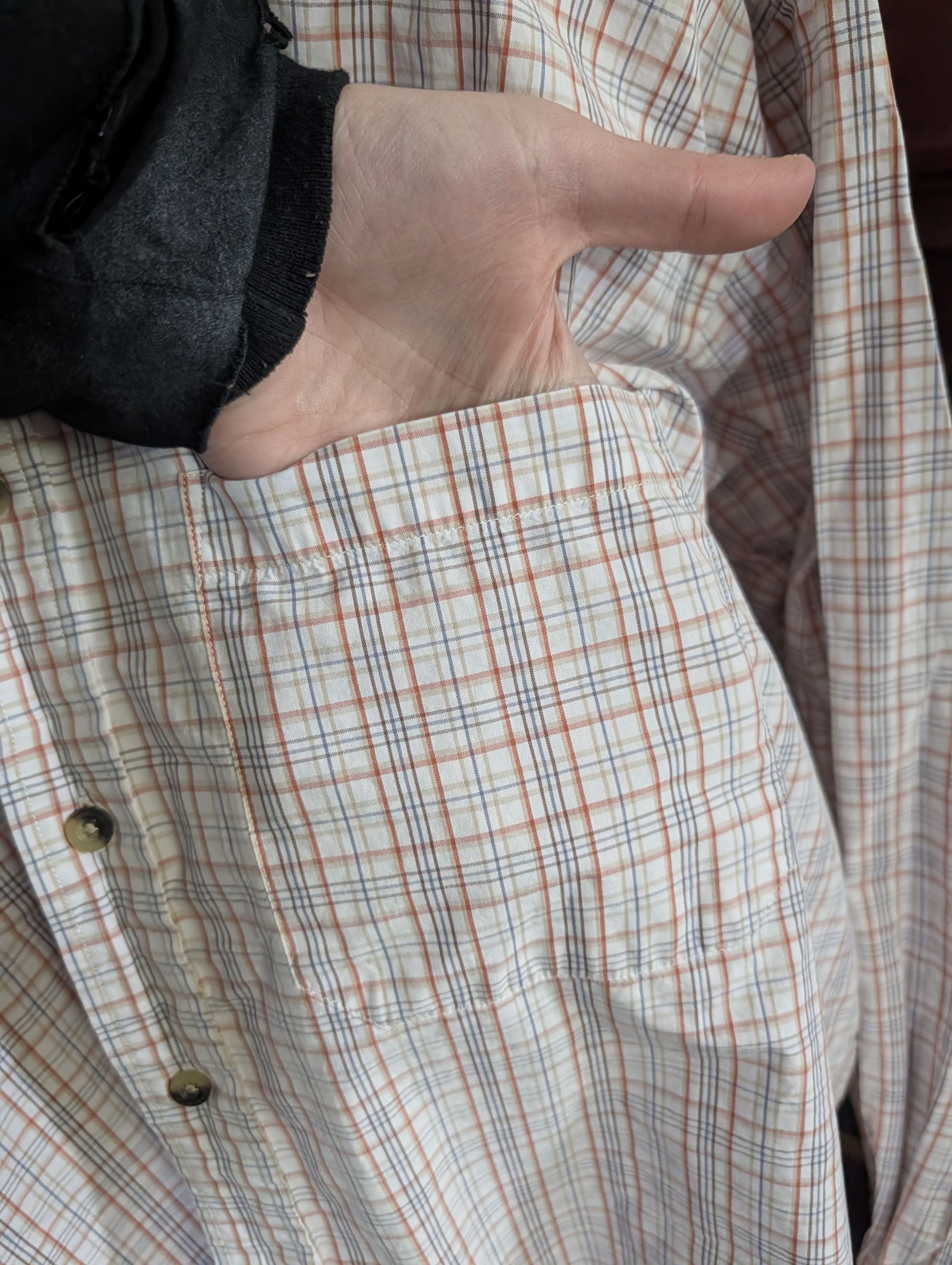 Pendleton Cotton button-down pocket shirt multicolor check XL Size US XL / EU 56 / 4 - 5 Thumbnail