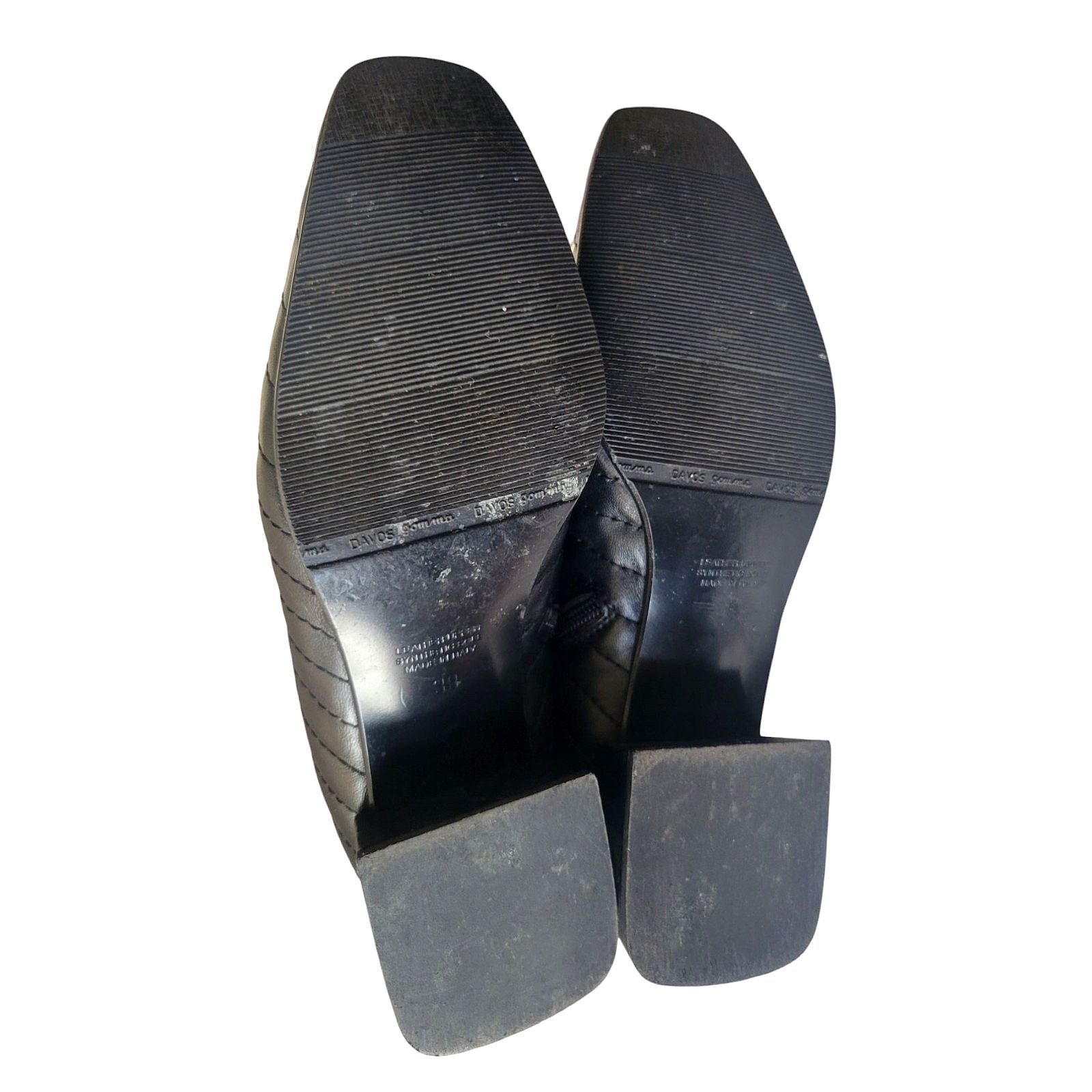 NAMESAKE NAPOLEONI QUILTED BLACK Leather Block Heel Zipped Women Boot Size US 8 / IT 38 - 9 Thumbnail