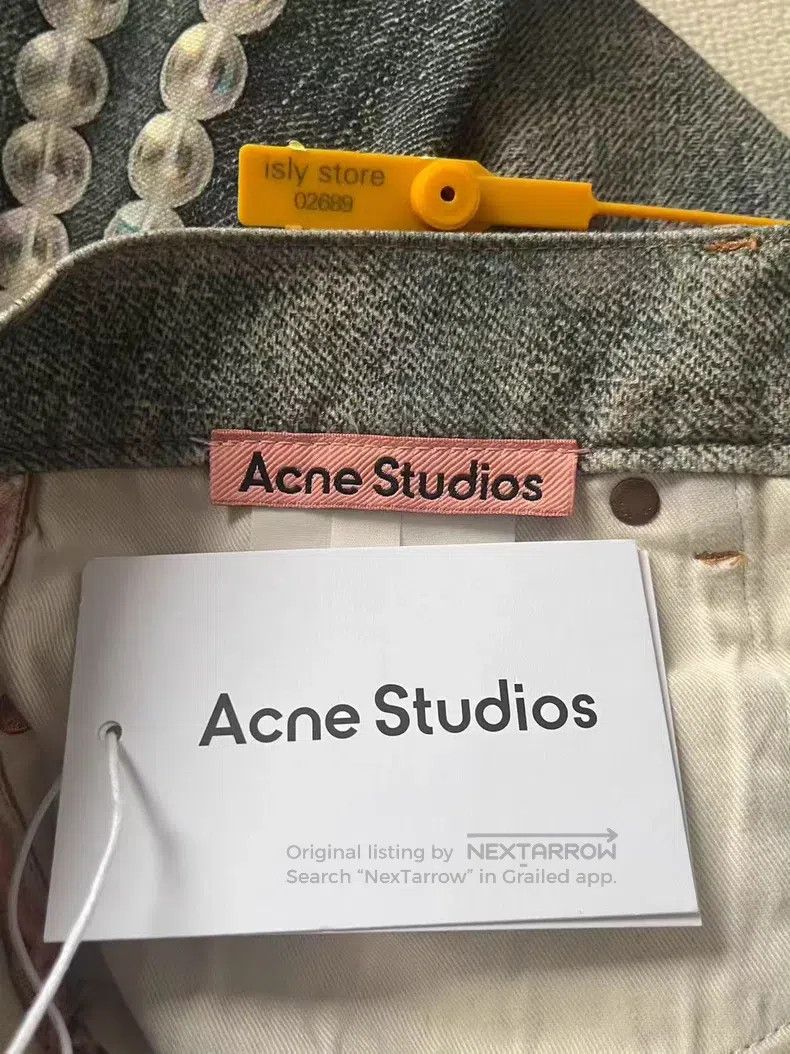 Acne Studios Acne Studios Candy Chain 3D Printed Loose Low-Rise Wide-Le Size 39" - 5 Thumbnail