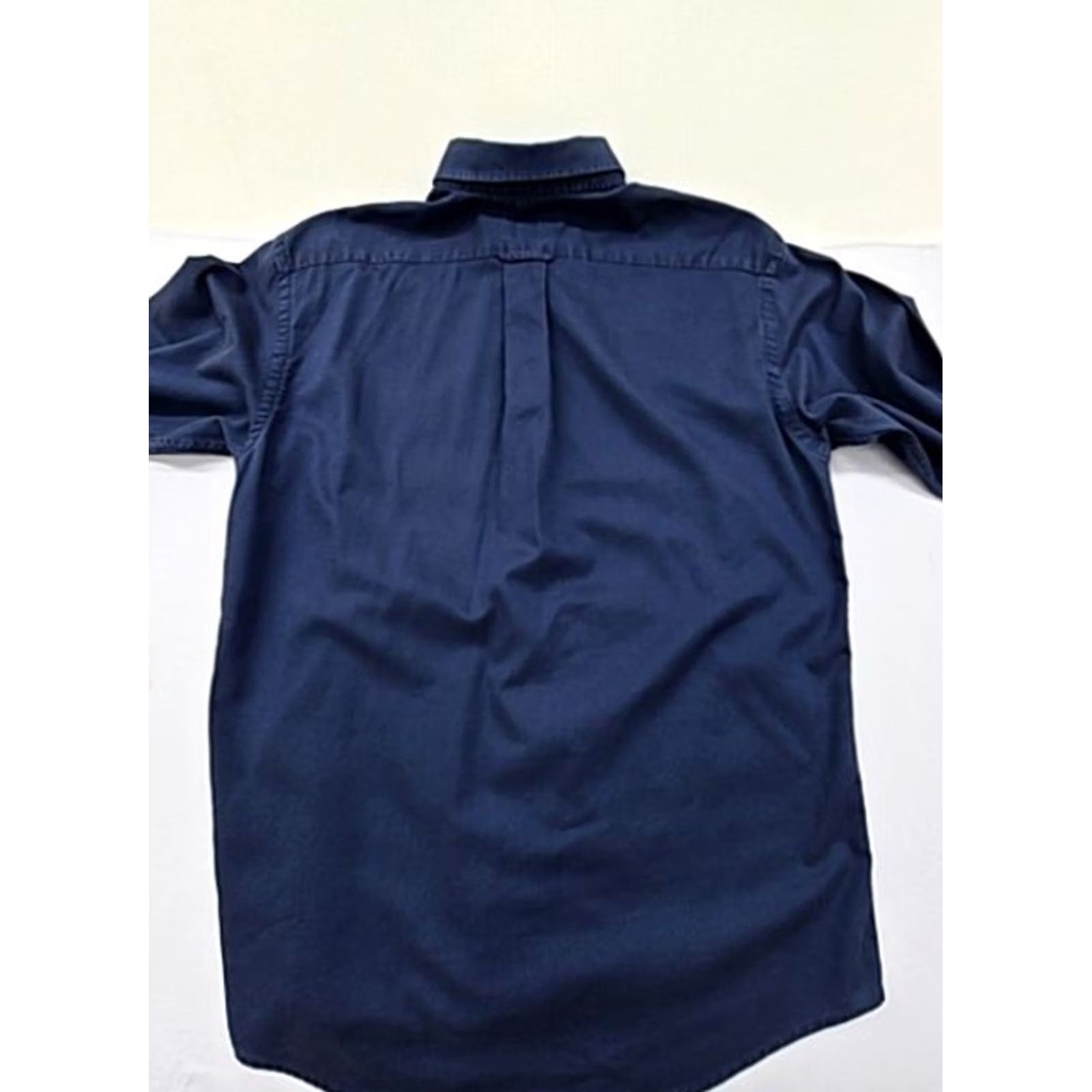 Lacoste Lacoste Navy Blue Slim Fit Long Sleeve Cotton Button Down M Shirt Mens Size US M / EU 48-50 / 2 - 2 Thumbnail