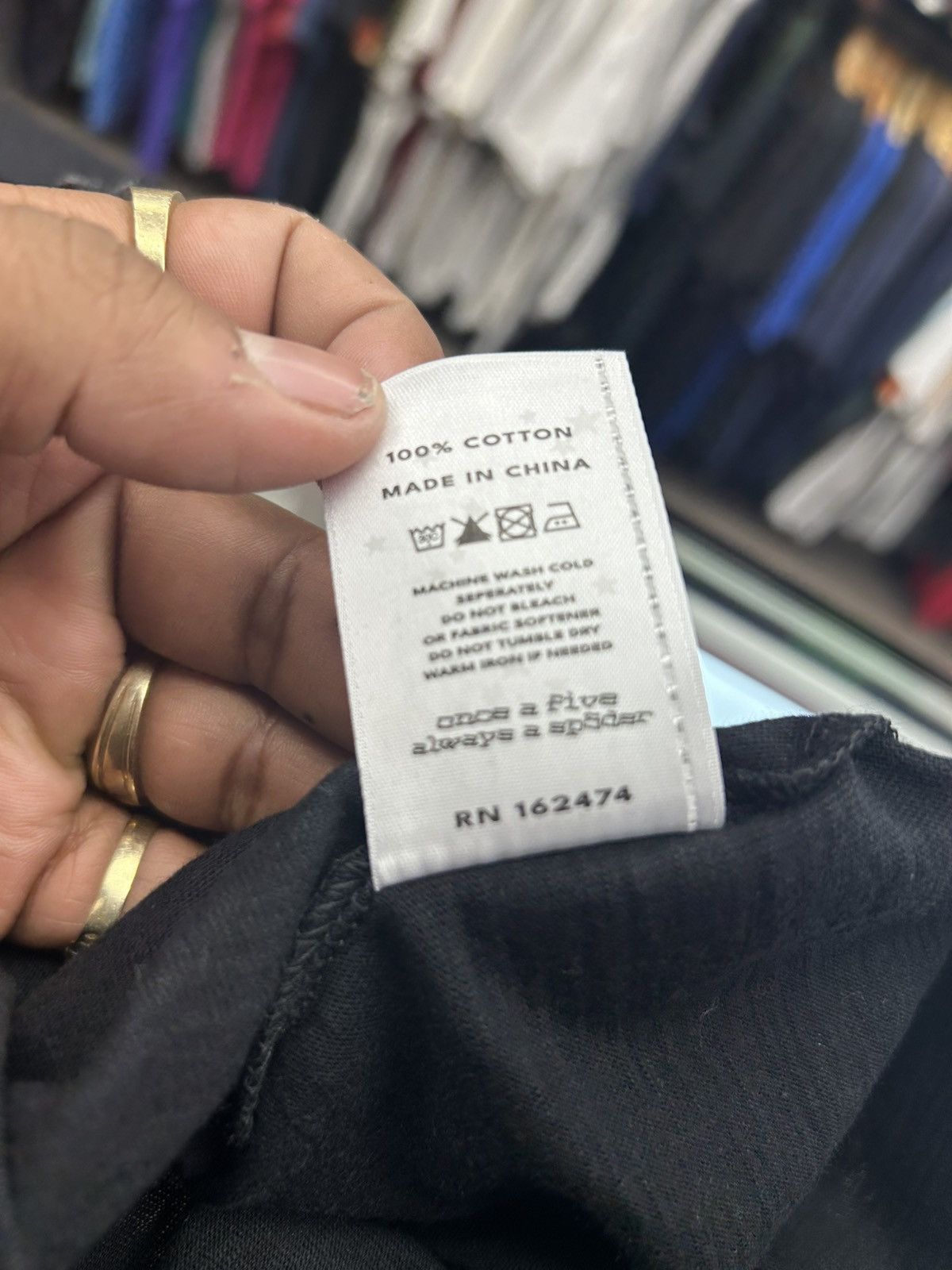 Sp5der Sp5der Cross Country Slub Tee Size US M / EU 48-50 / 2 - 8 Thumbnail