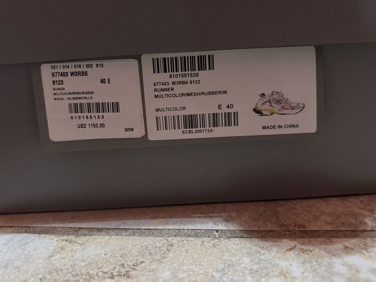 Balenciaga Balenciaga Runner multicolor Size US 7 / EU 40 - 7 Thumbnail