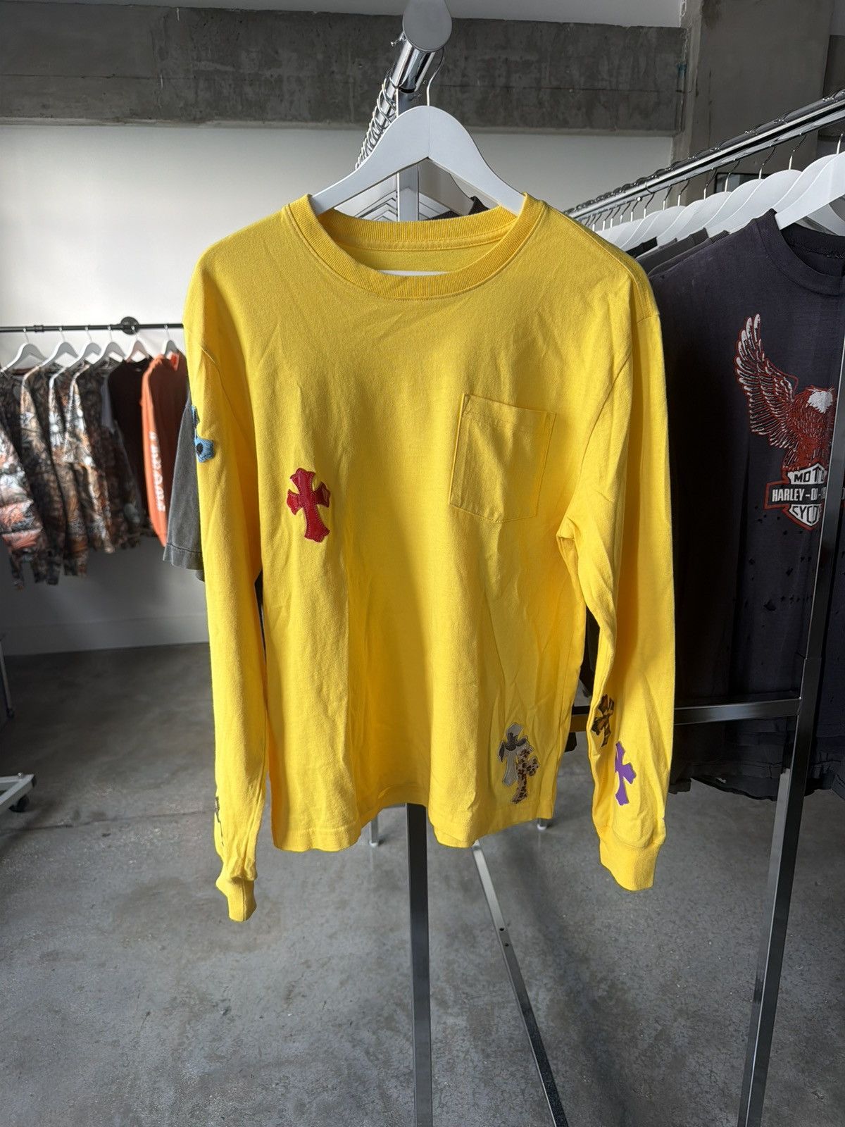 Chrome Hearts Chrome Hearts Sample Patch Shirt Flooded crosses sz M Size US M / EU 48-50 / 2 - 1 Thumbnail