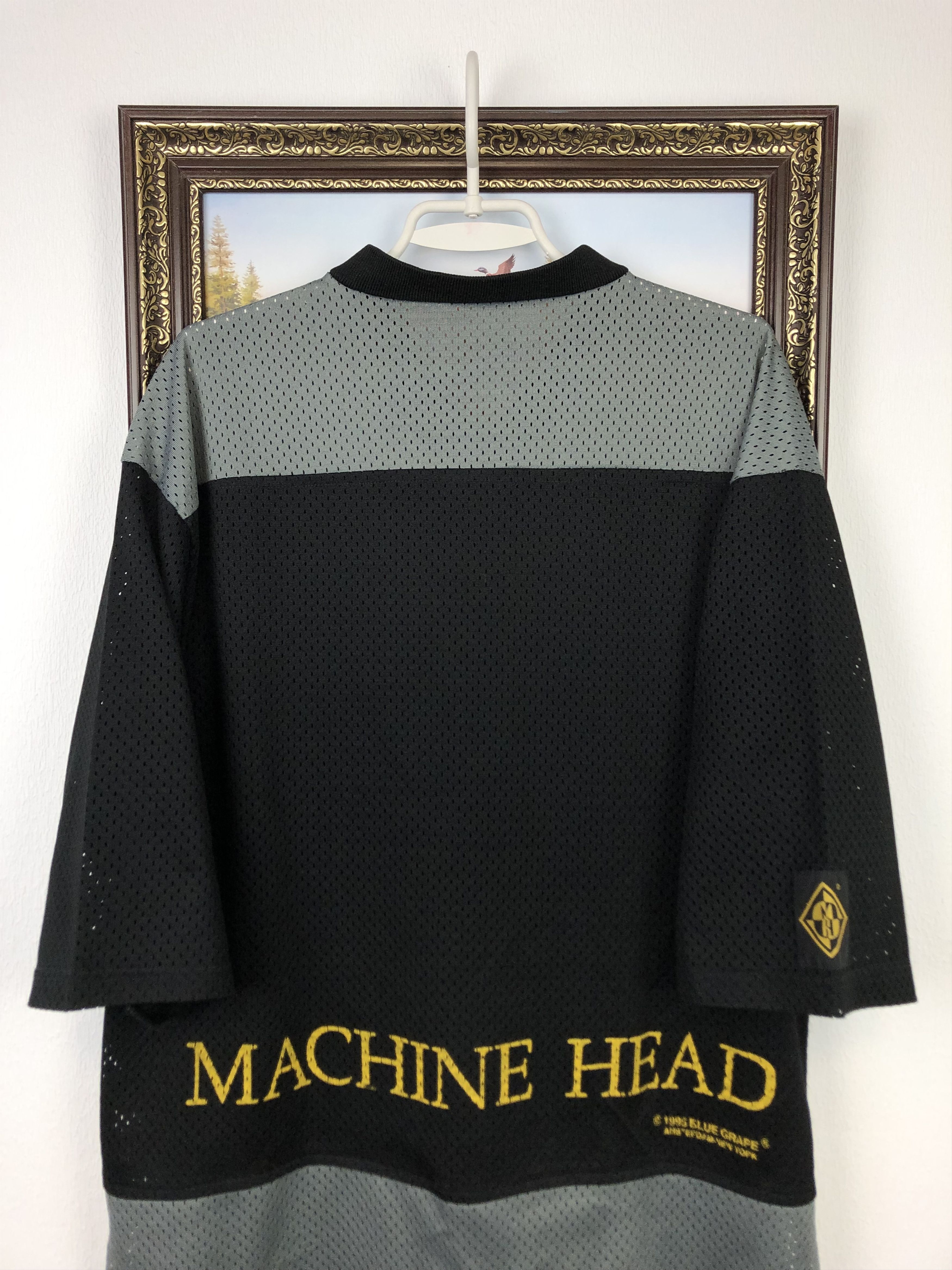 Vintage Vintage 1995 Machine Head Concert Hockey Jersey Tee Hype Size US L / EU 52-54 / 3 - 11 Thumbnail