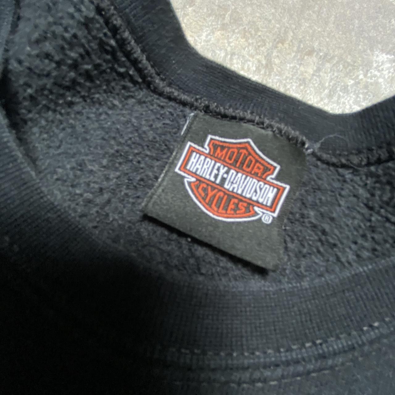 Harley Davidson Retro 00s Harley-Davidson Sweatshirt Black XXL Size US XXL / EU 58 / 5 - 5 Thumbnail