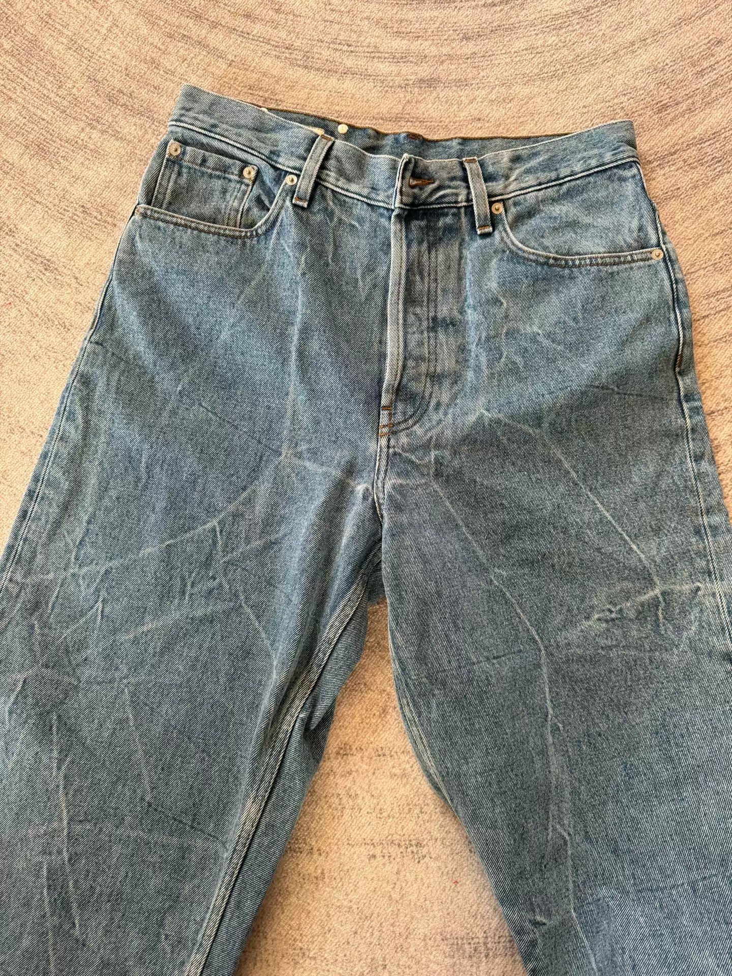 Dries Van Noten Dries van noten loose wavy jeans Size US 31 - 1 Thumbnail