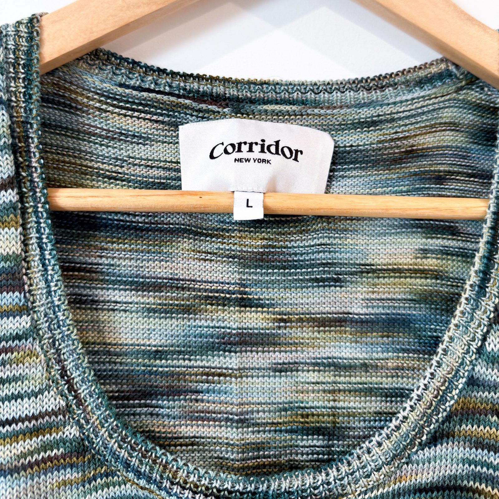 Corridor CORRIDOR Pima Spacedye Tank Green – Size L – EUC Size US L / EU 52-54 / 3 - 2 Thumbnail