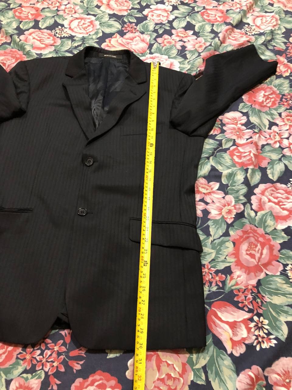 Balmain Vintage Balmain Striped Black Blazer Size 40S Size 40S - 13 Thumbnail