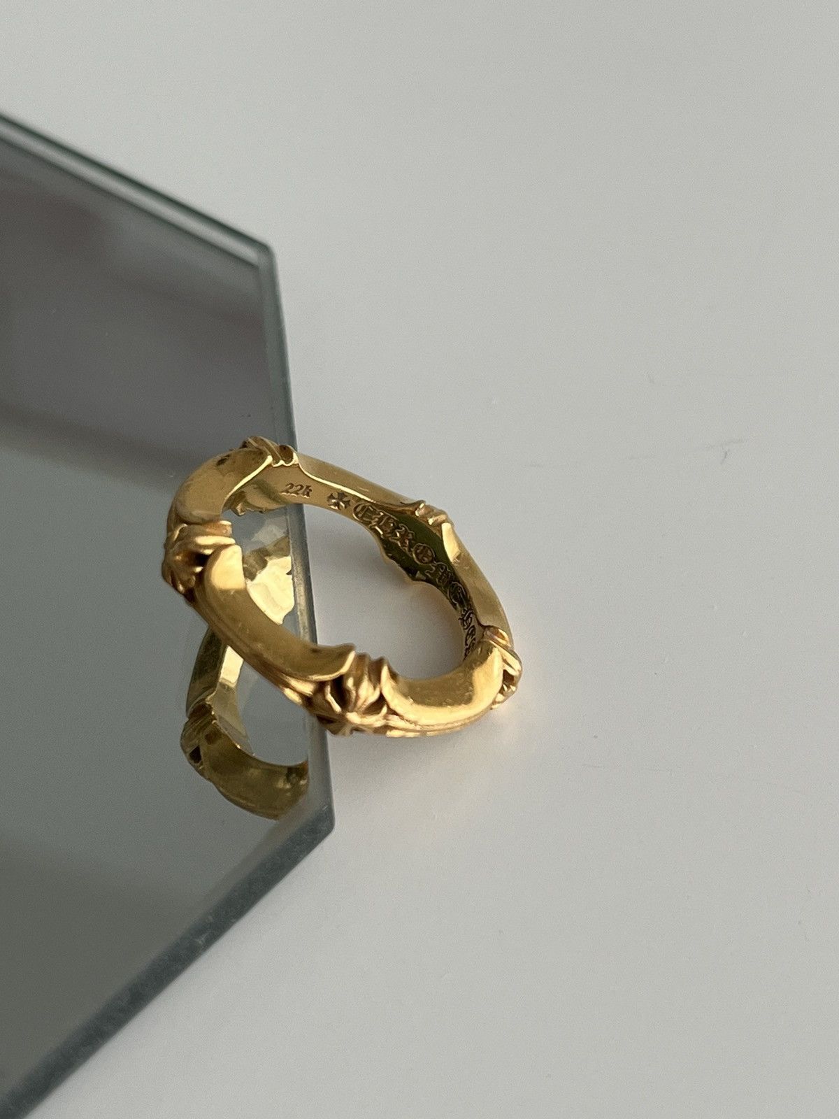 Chrome Hearts 22k Gold Chrome Hearts Ring Size ONE SIZE - 3 Thumbnail