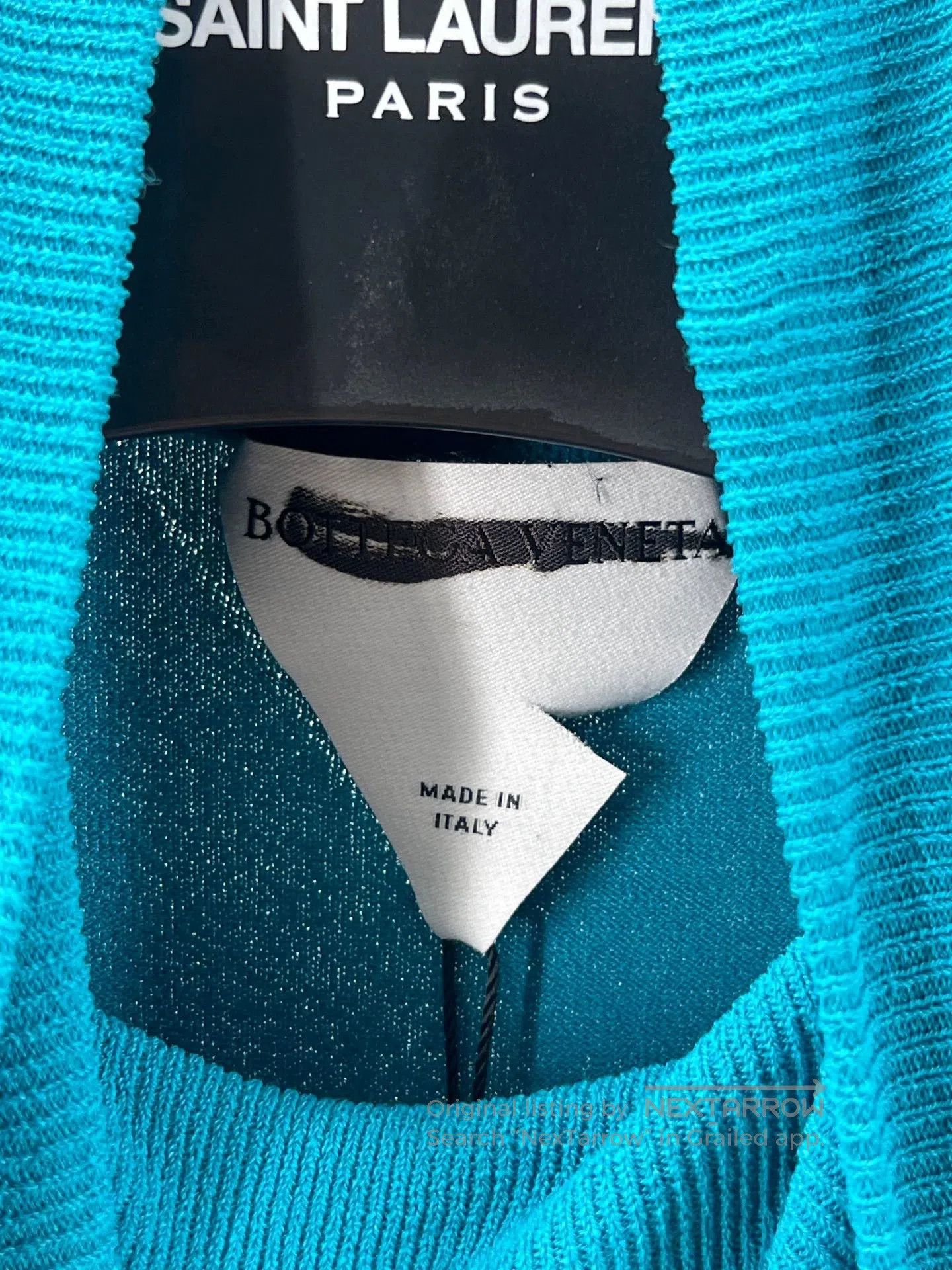 Bottega Veneta Bottega Veneta Men's Blue Turtleneck Sweater. Size US S / EU 44-46 / 1 - 2 Thumbnail