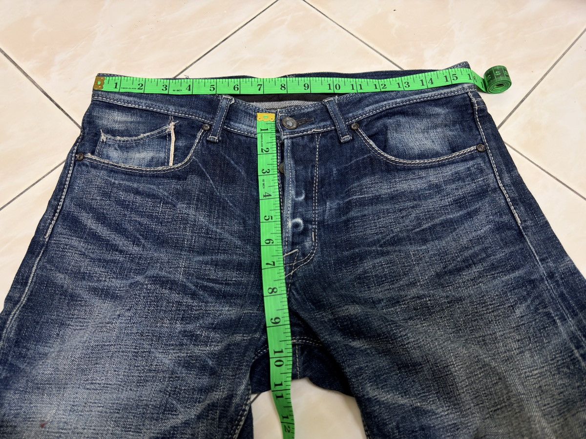 GOSTAR DE FUGA Vintage Gostar de Fuga Selvedge Claw Mark Whiskered Denim Size US 30 / EU 46 - 16 Thumbnail