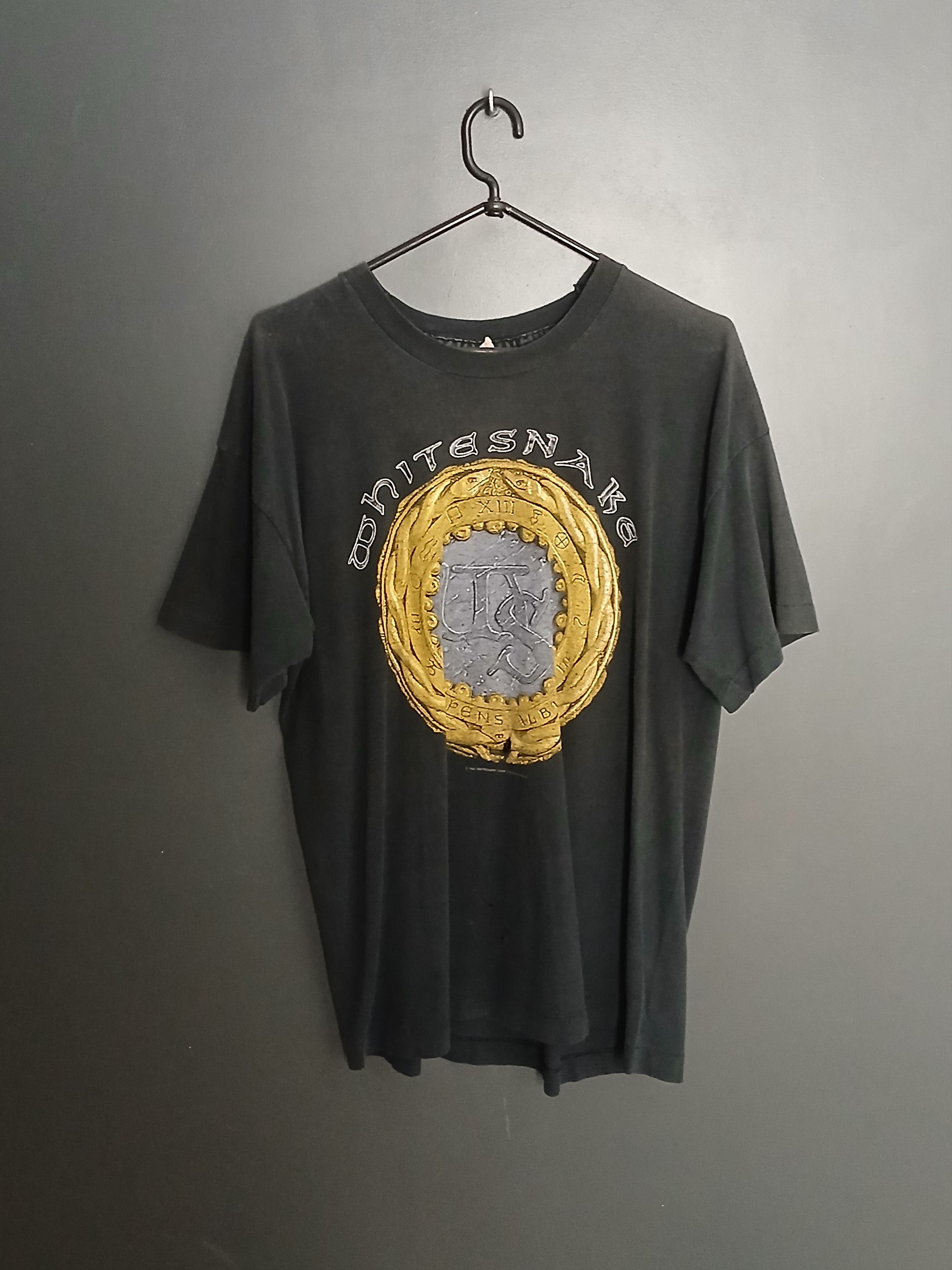 Band Tees × Vintage Vintage 1994 Whitesnake World Tour Single Stitch T-Shirt Size US M / EU 48-50 / 2 - 1 Thumbnail