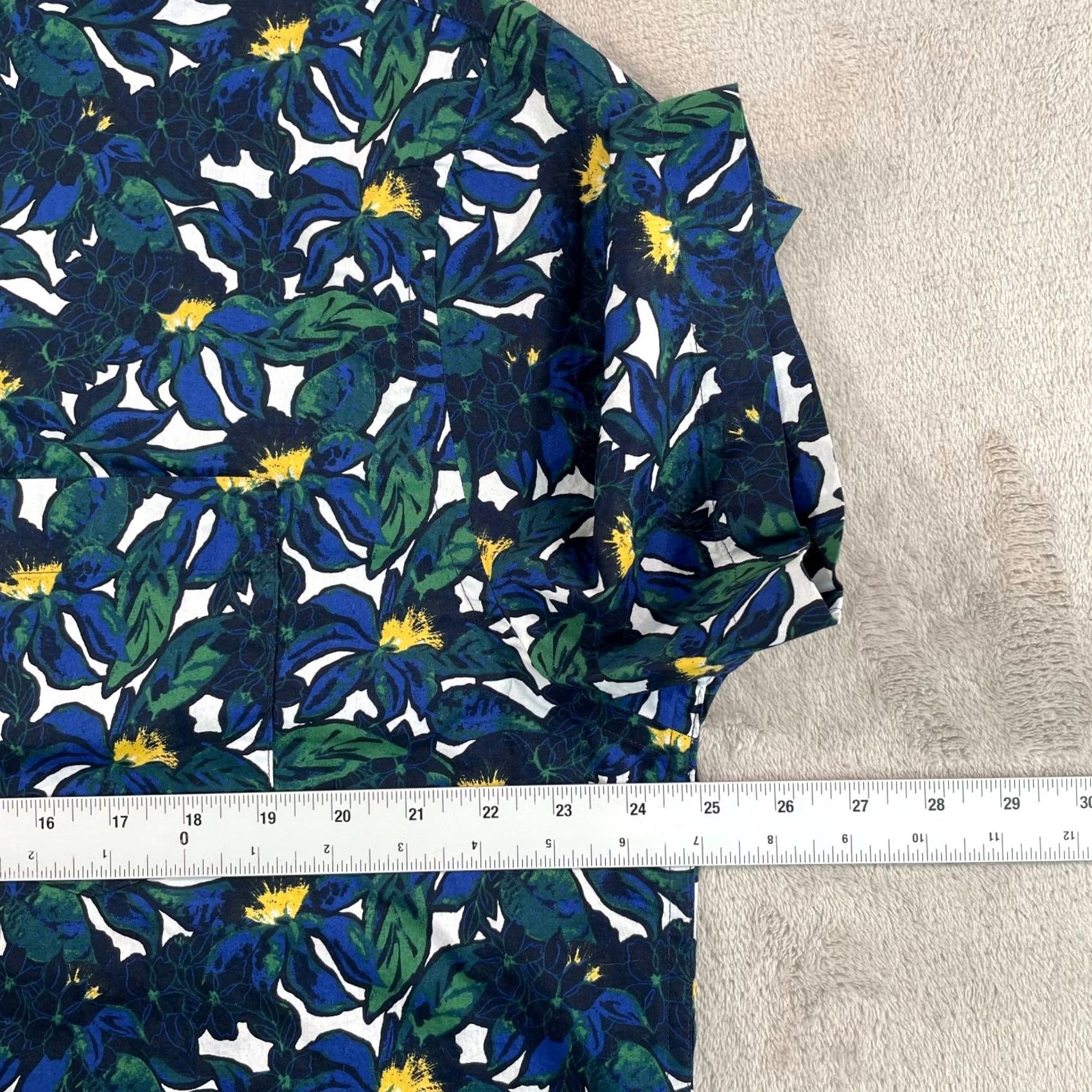 Banana Republic Banana Republic Hawaiian Shirt Men XL Multi Floral Slim Fit Short Sleeve Size US XL / EU 56 / 4 - 5 Thumbnail