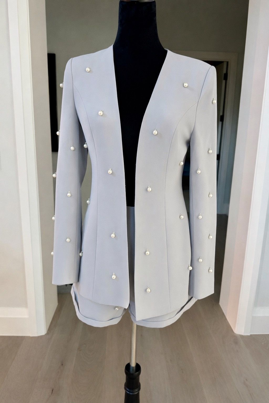 Other Light grey blazer set with shorts Size S / US 4 / IT 40 - 1 Thumbnail