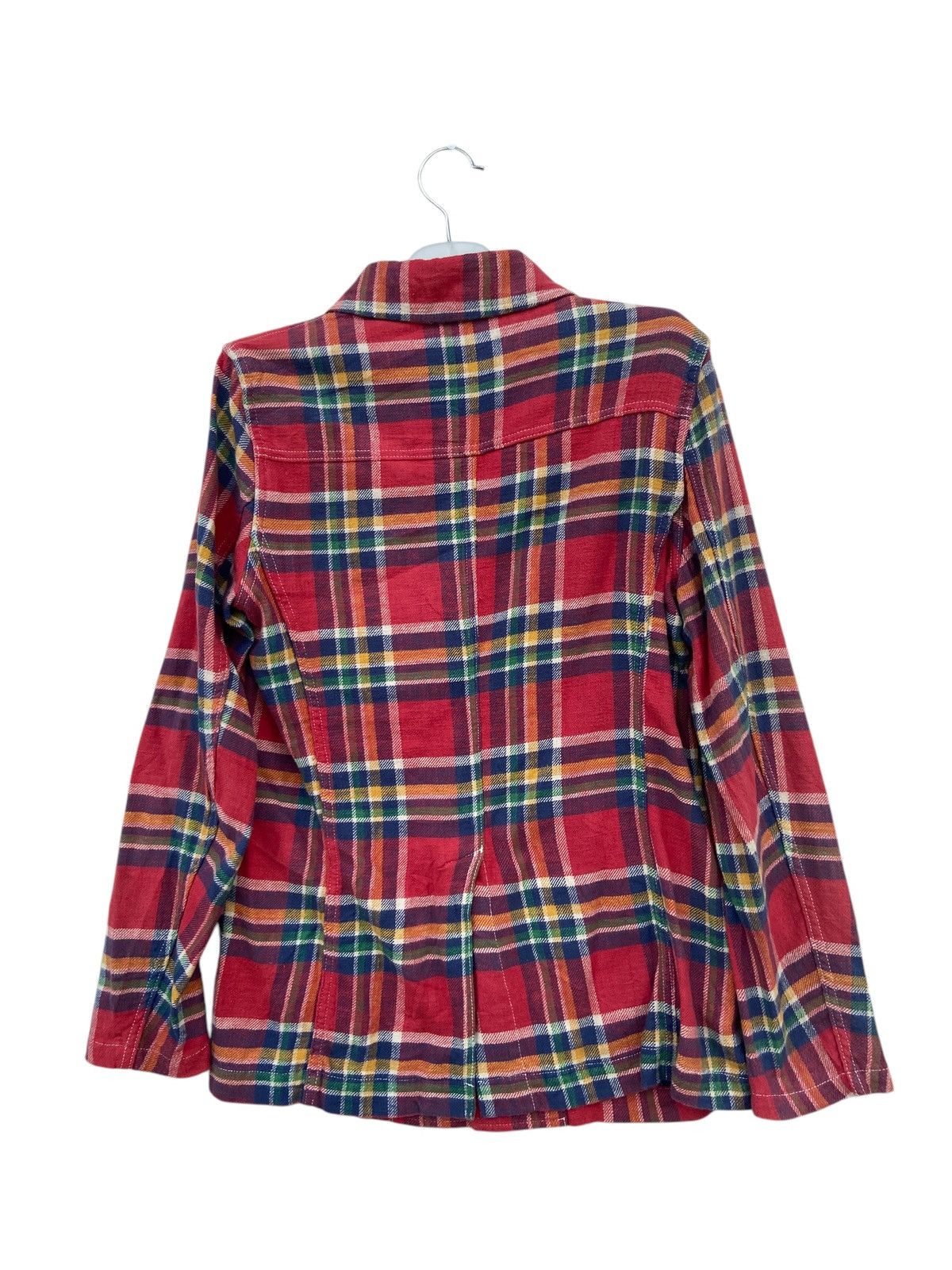 Japanese Brand Seveskig Japan Plaid Cotton Flannel Chore Jacket Size US S / EU 44-46 / 1 - 2 Thumbnail