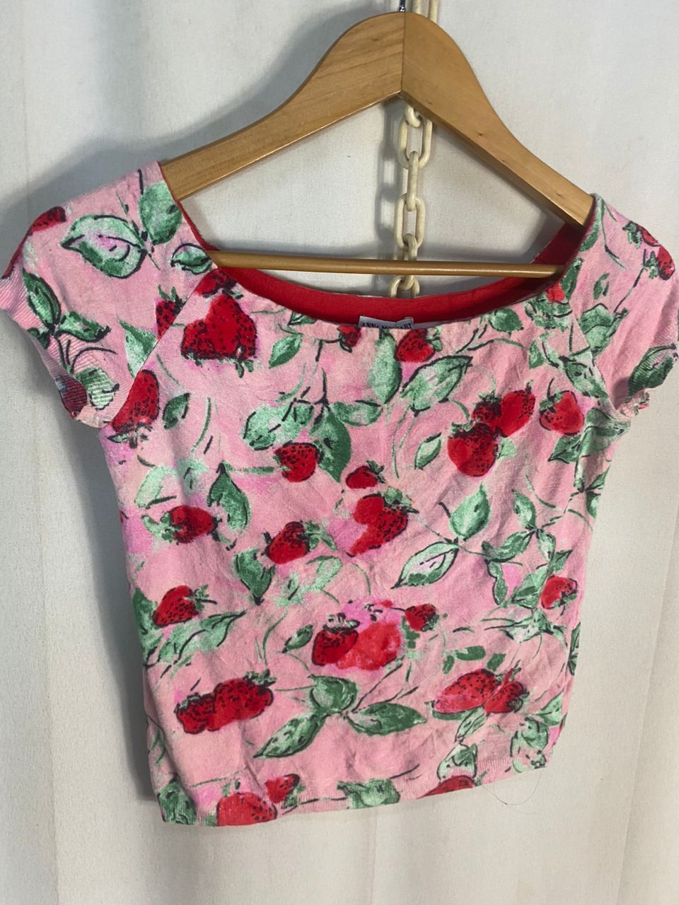 Anna Molinari Vintage Anna molinari fullprint crop shirt Size S / US 4 / IT 40 - 5 Thumbnail