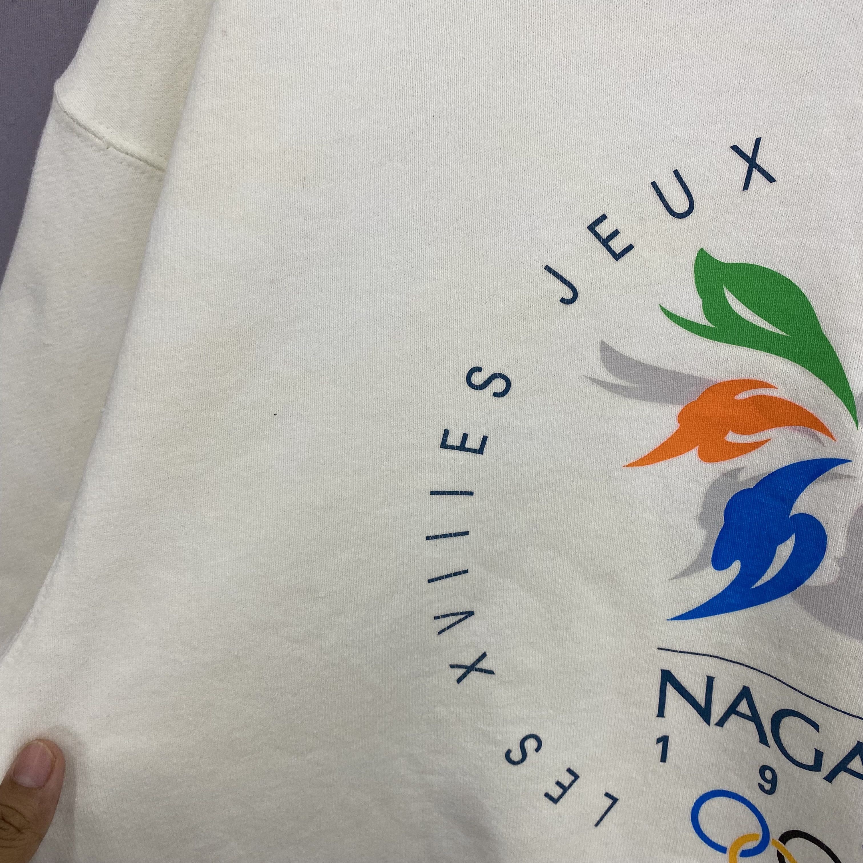 Vintage Vintage Nagano 1998 Winter Olympic Games Sweater Sweatshirt Size US M / EU 48-50 / 2 - 8 Thumbnail
