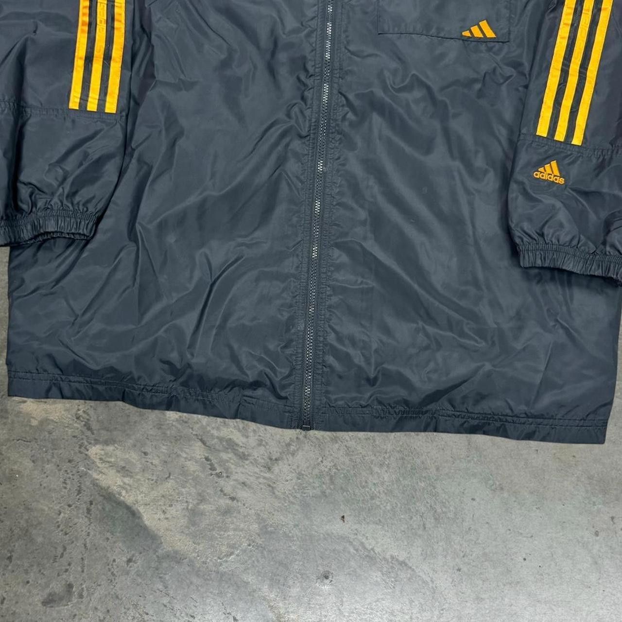 Adidas × Vintage Vintage 90s adidas 3 Stripes Nylon Windbreaker Jacket Size US XL / EU 56 / 4 - 3 Thumbnail