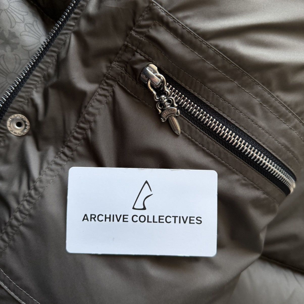 Chrome Hearts Chrome Hearts Monogram Olive Puffer Down Jacket V2 Size US L / EU 52-54 / 3 - 9 Thumbnail