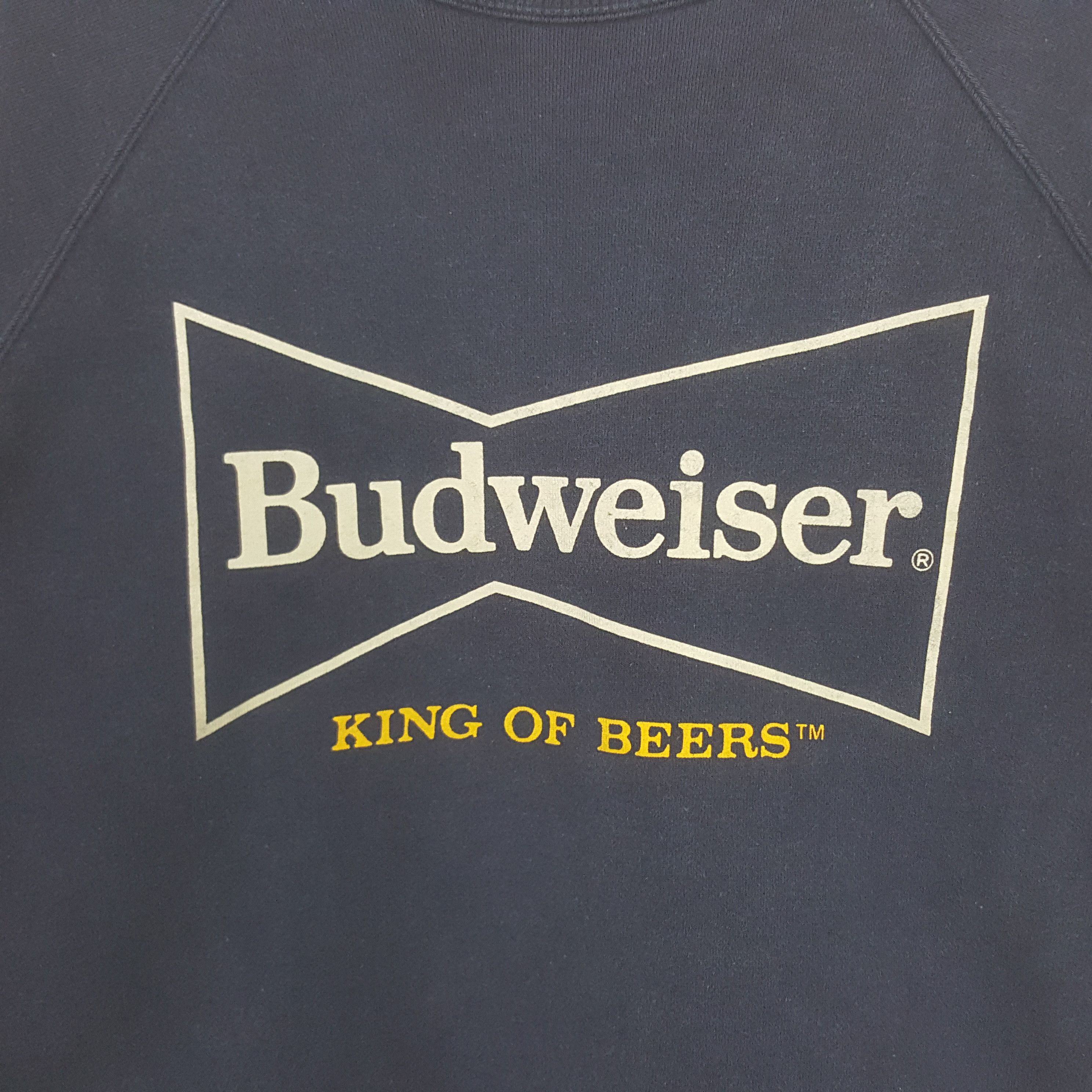 Budweiser Vintage Budweiser King Of Beers Sweatshirt C290N29 Size US S / EU 44-46 / 1 - 2 Thumbnail