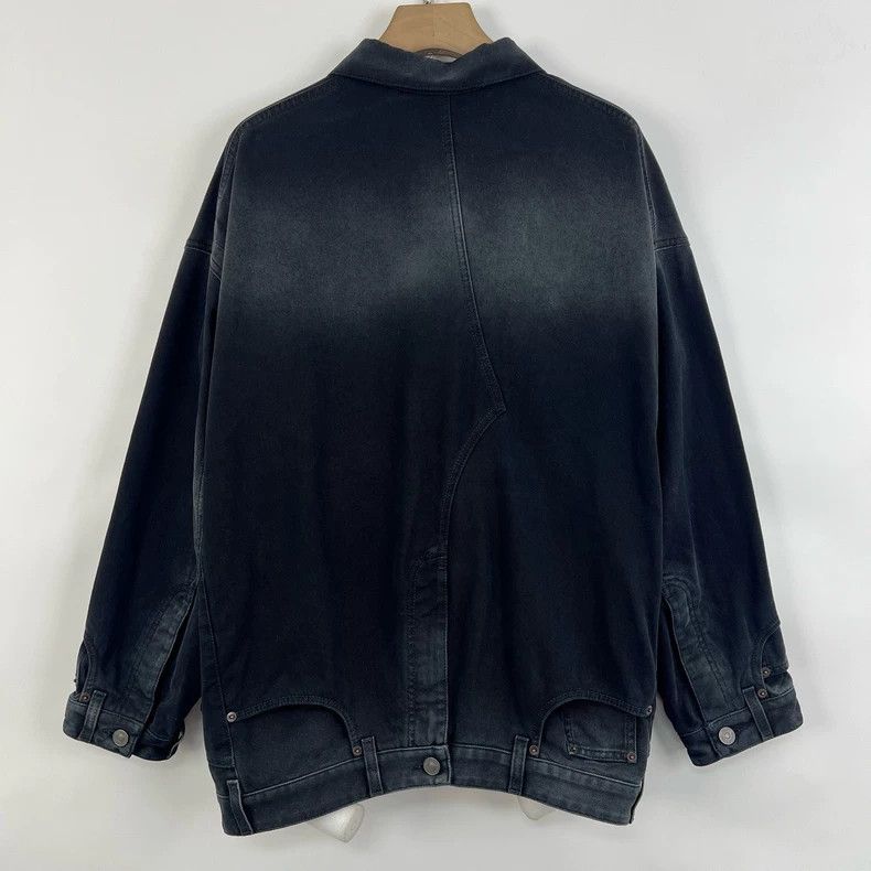 Balenciaga Balenciaga Deconstructed black water-washed distressed den Size US XS / EU 42 / 0 - 2 Thumbnail