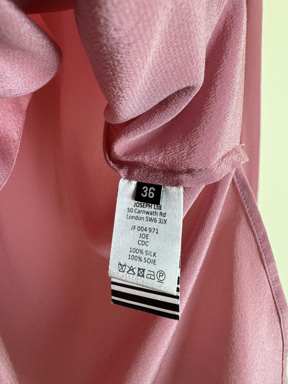 Joseph Joseph 100% Silk Joe Shirt Crepe Blouse Loro Piana Style S Size S / US 4 / IT 40 - 9 Thumbnail