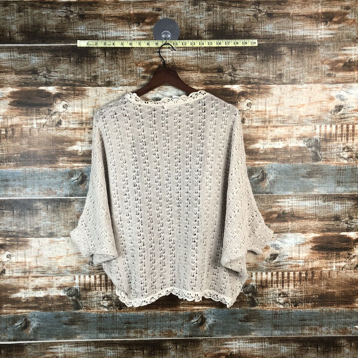 Homespun Knitwear DL Abc une Face vintage crochet Knitwear #C729 Size L / US 10 / IT 46 - 12 Thumbnail