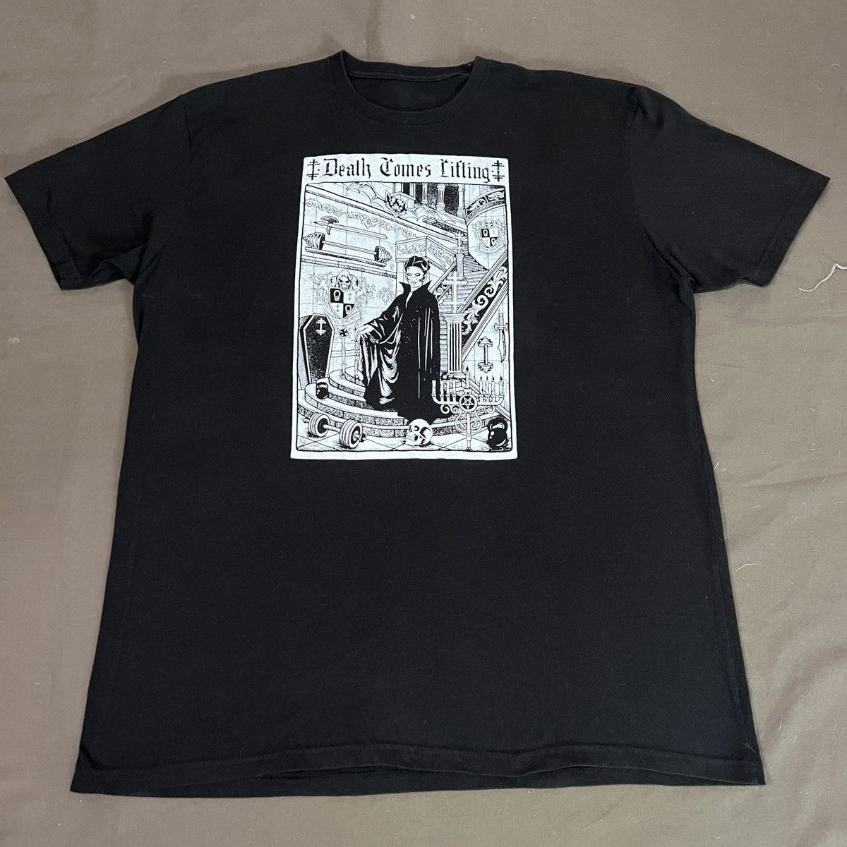 Expert Horror Death Comes Lifting GYM Fitness Promo Tee XL NOSFERATU Size US XL / EU 56 / 4 - 2 Thumbnail